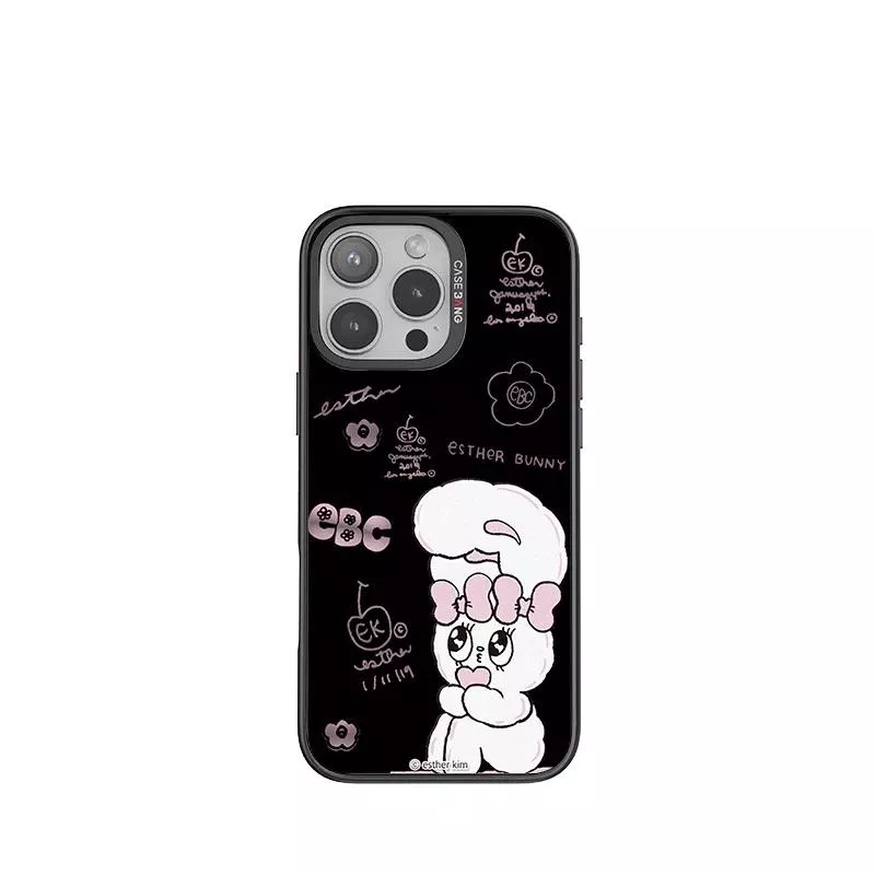 ESTHER BUNNY聯名艾絲樂小兔系列-愛心小兔  手機殼磁吸背蓋 ESTHER BUNNY聯名艾絲樂小兔系列-愛心小兔  手機殼磁吸背蓋