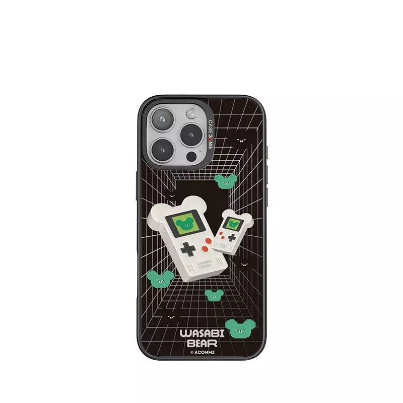 WASABI BEAR 芥末熊聯名系列-像素玩家  手機殼磁吸背蓋 WASABI BEAR 芥末熊聯名系列-像素玩家  手機殼磁吸背蓋