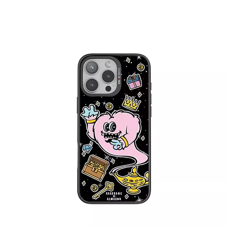 AIMEEWQ-心願小怪獸聯名系列-心願神燈  手機殼磁吸背蓋