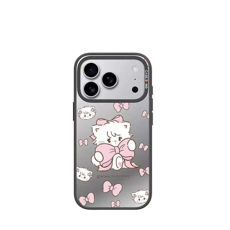 Mikko淘氣日常系列-蝴蝶結mousse 手機殼磁吸背蓋