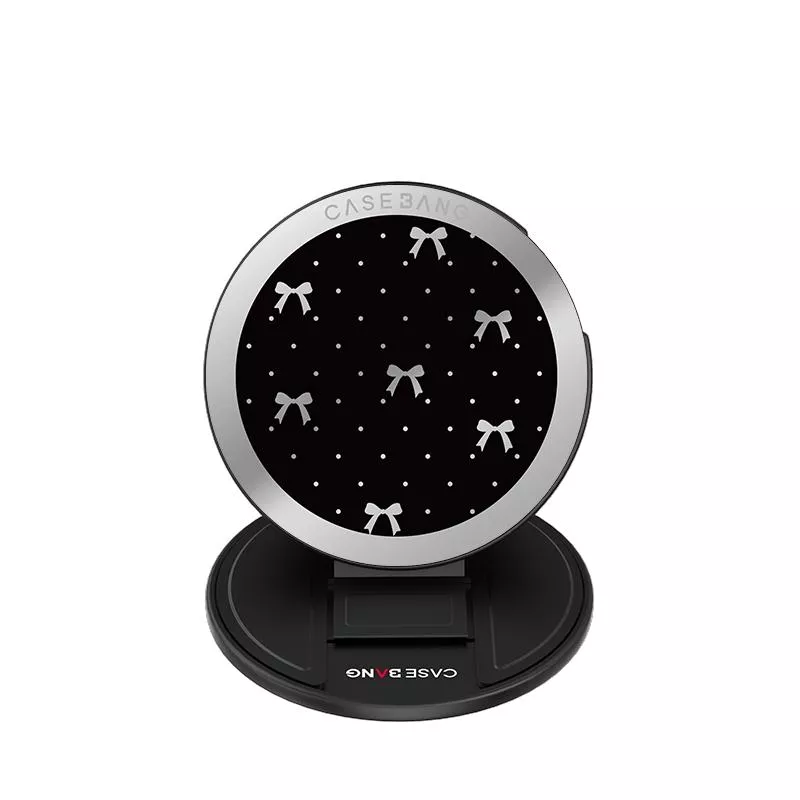 午夜黑蝴蝶MagSafe支架-Midnight Black Bow