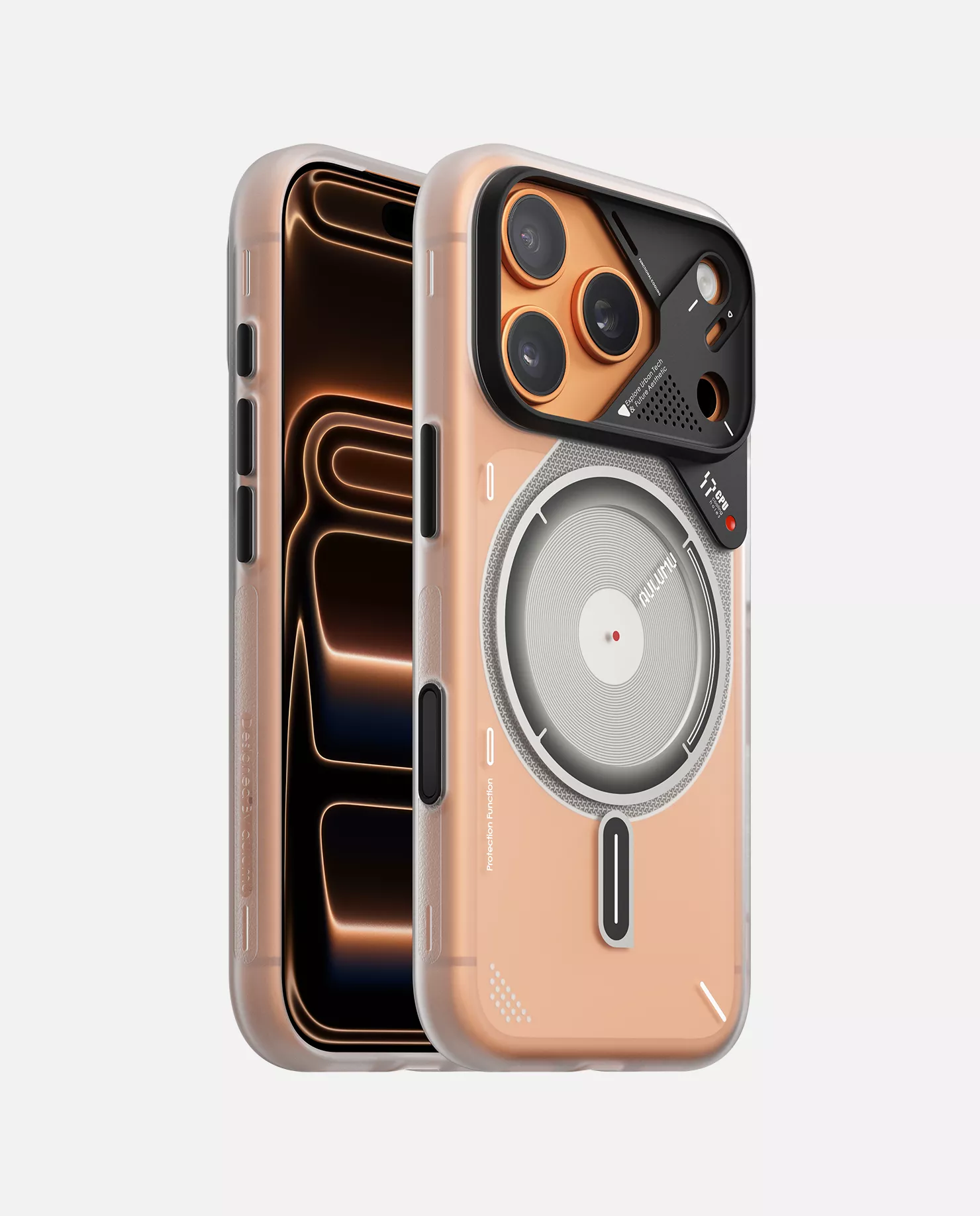 Aulumu｜A17 17Pro . 17ProMax 霧感夜光幾何手機殼