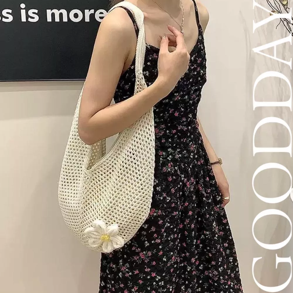 【台灣現貨】復古ins風編織包 外出包 小資女出遊包 峇里島風 編織包 針織袋 手提包 休閒包 托特包 慵懶包 小眾