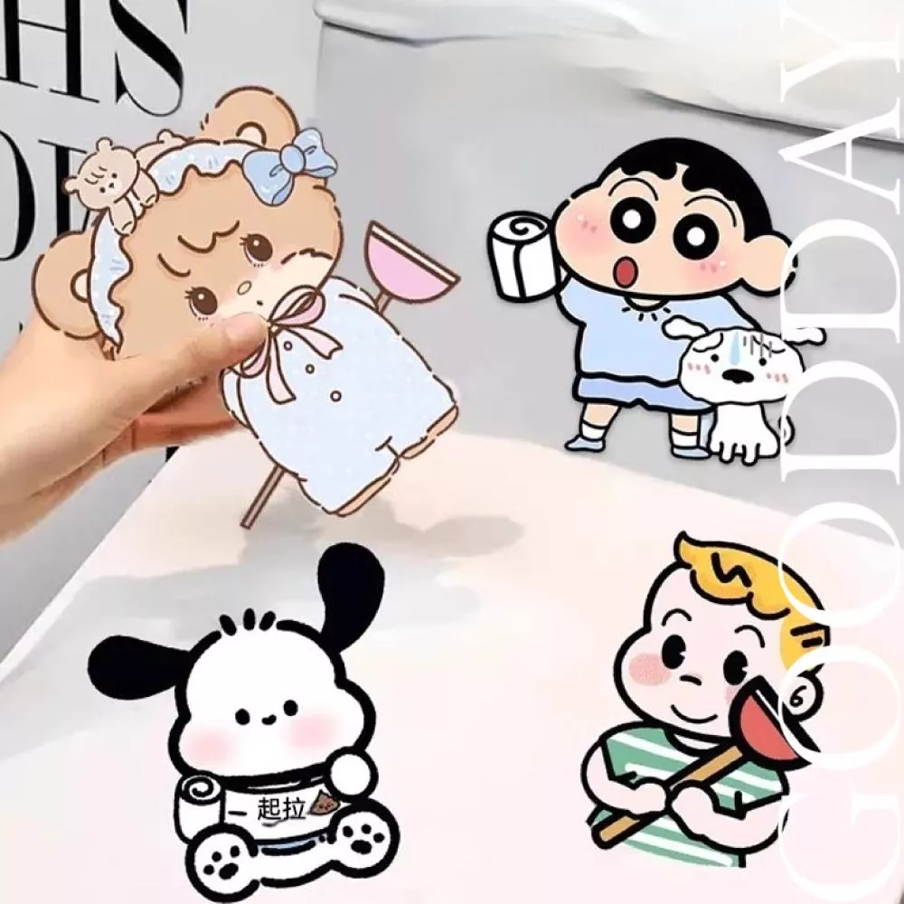 【台灣現貨】衛生間馬桶除臭貼 去異味 留香貼 自黏式 廁所卡通裝飾貼紙 防水消臭貼 馬桶香香貼 廁所除臭貼 芳香貼