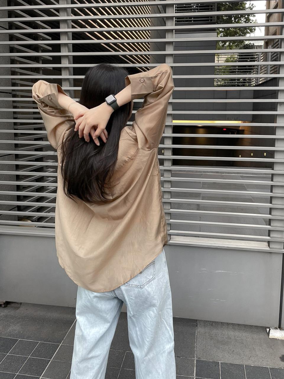 緞光感襯衫（限量）