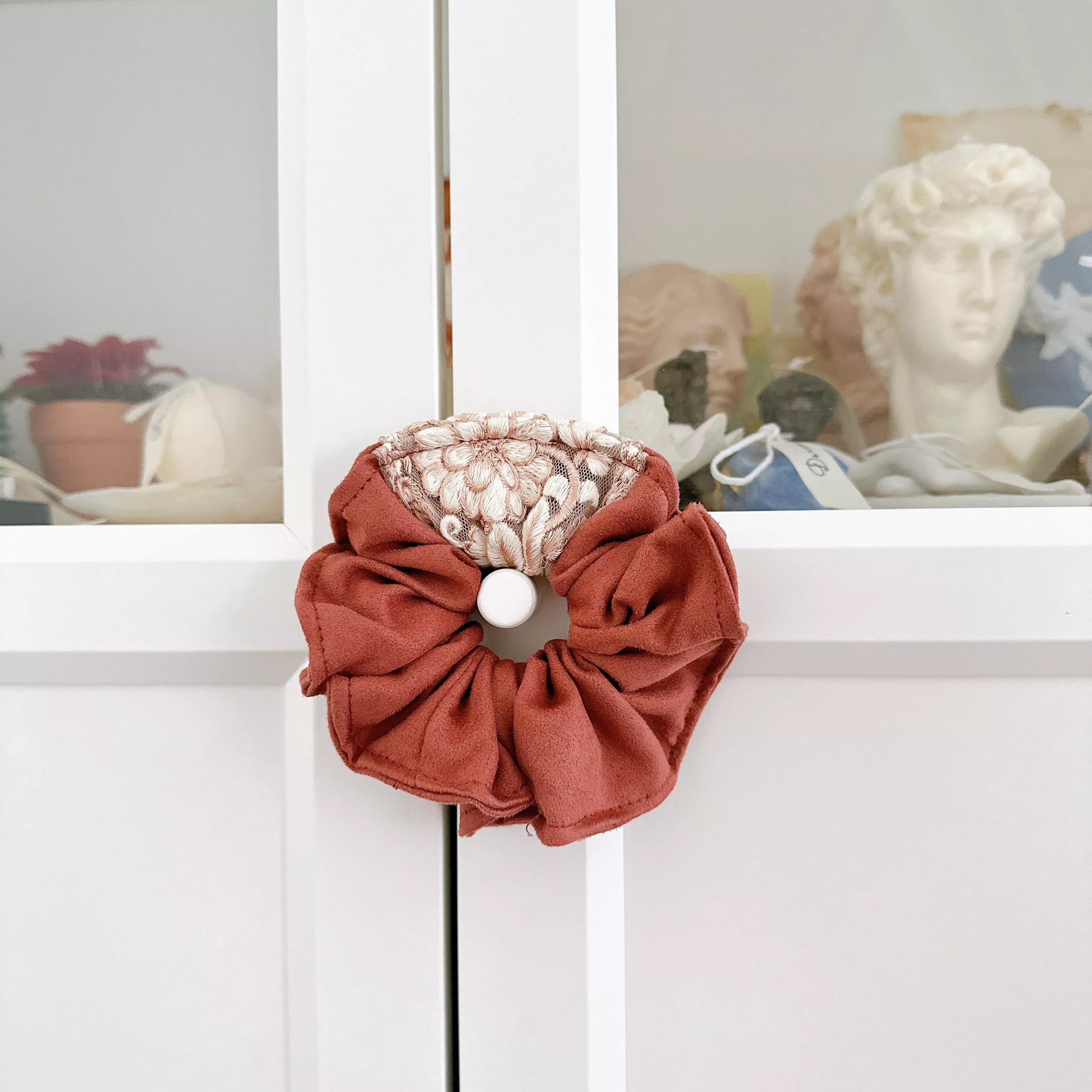 植花刺繡（印度刺繡）_波浪圈髮束