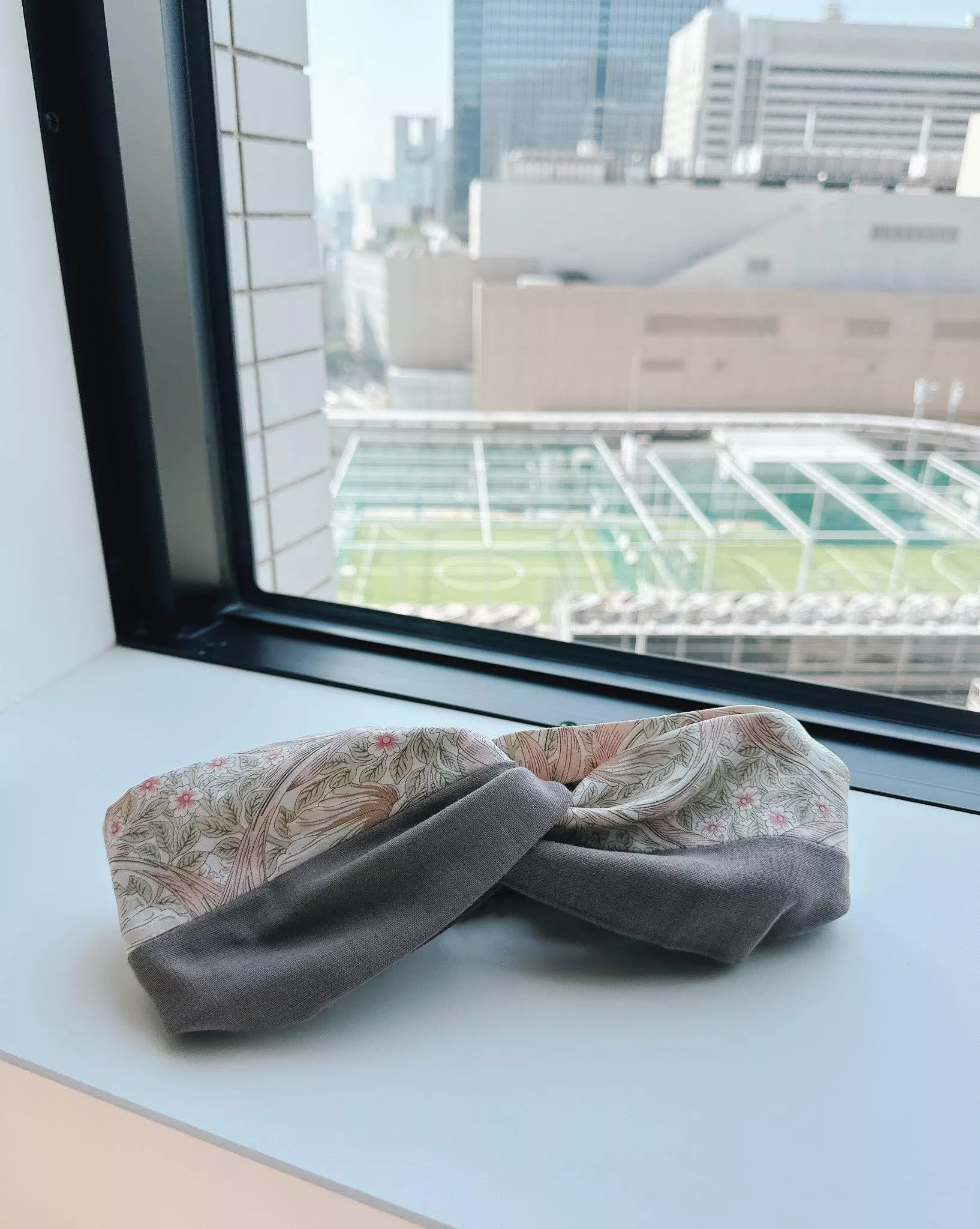墨筆生花（藝術家系列）_極寬鬆緊髮帶