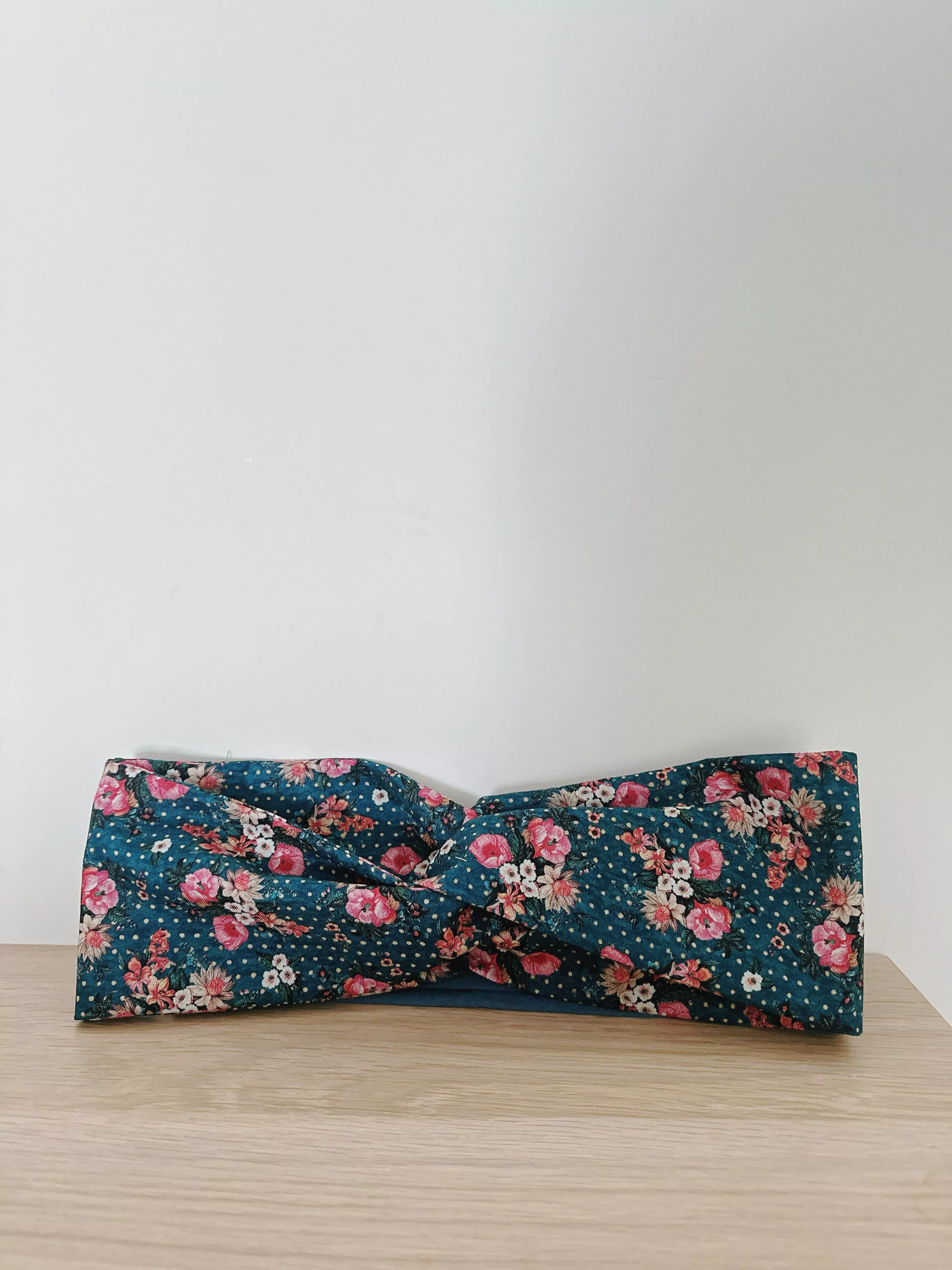 森藍調_寬版交叉綁式髮帶 森藍調_寬版交叉綁式髮帶