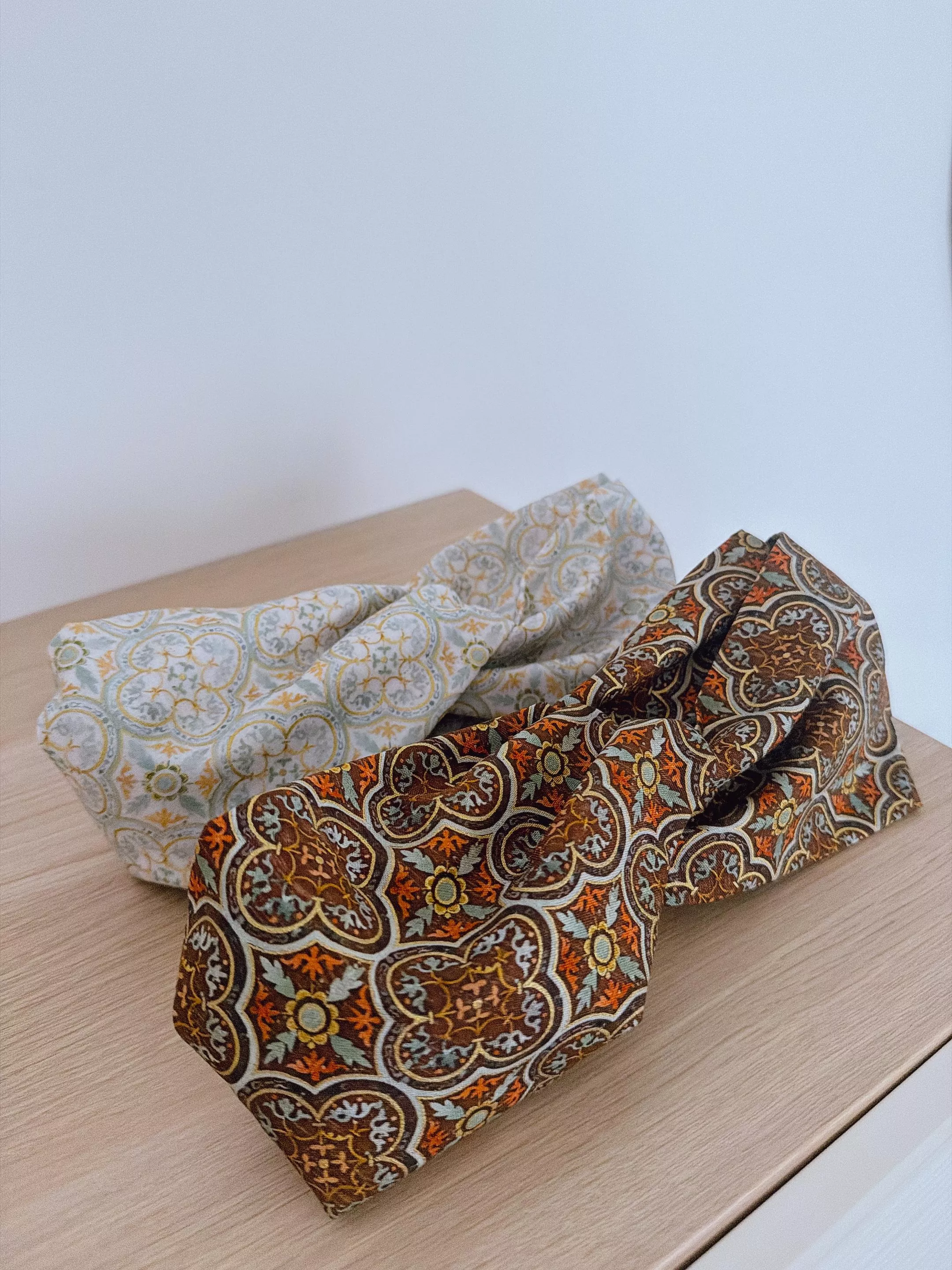 佛羅倫斯之夜/黎明大理石_極寬版交叉鬆緊髮帶