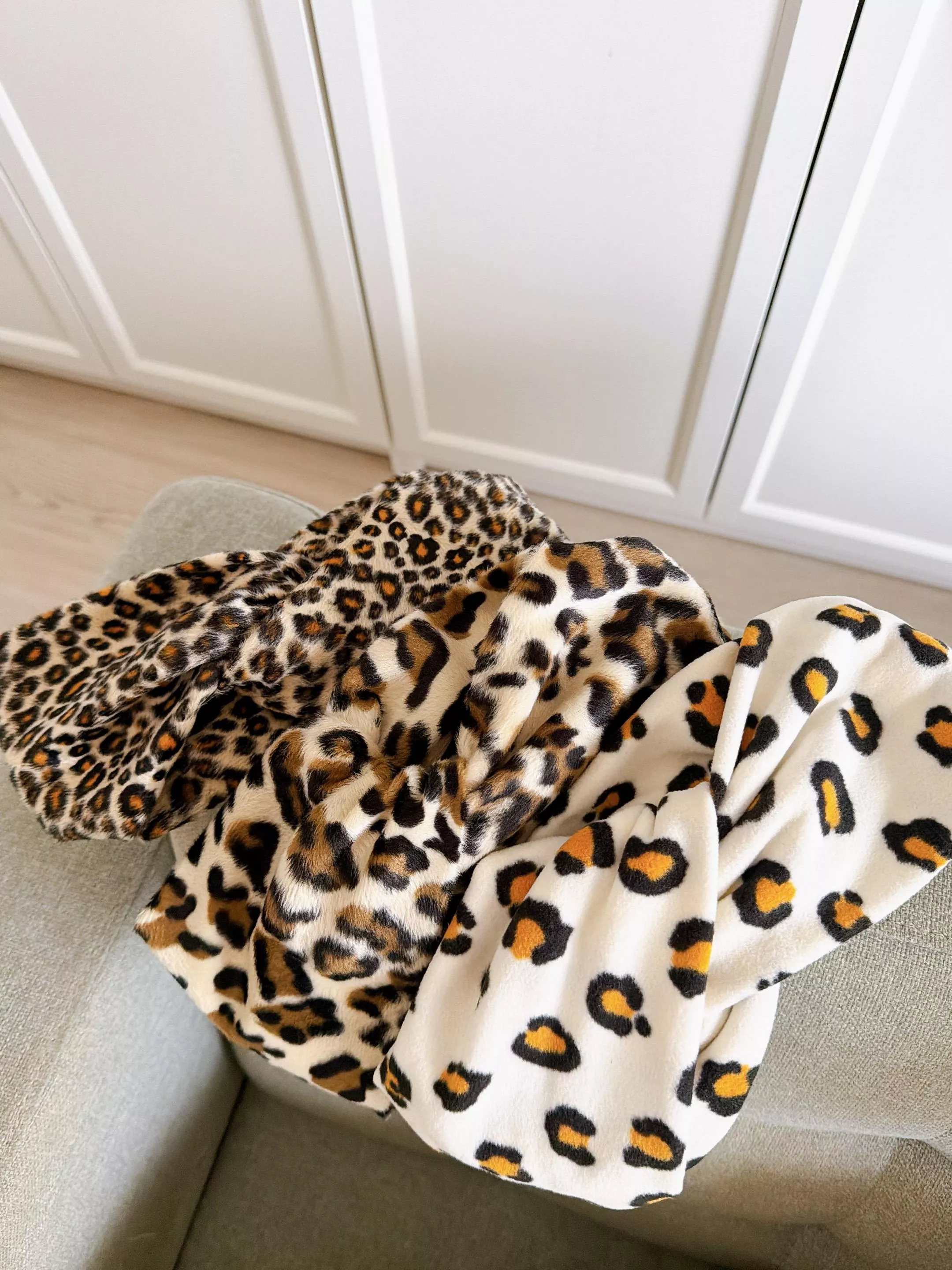 秋冬暖絨（細絨斑點.暖絨斑紋.霧感野紋）｜極寬版交叉鬆緊髮帶