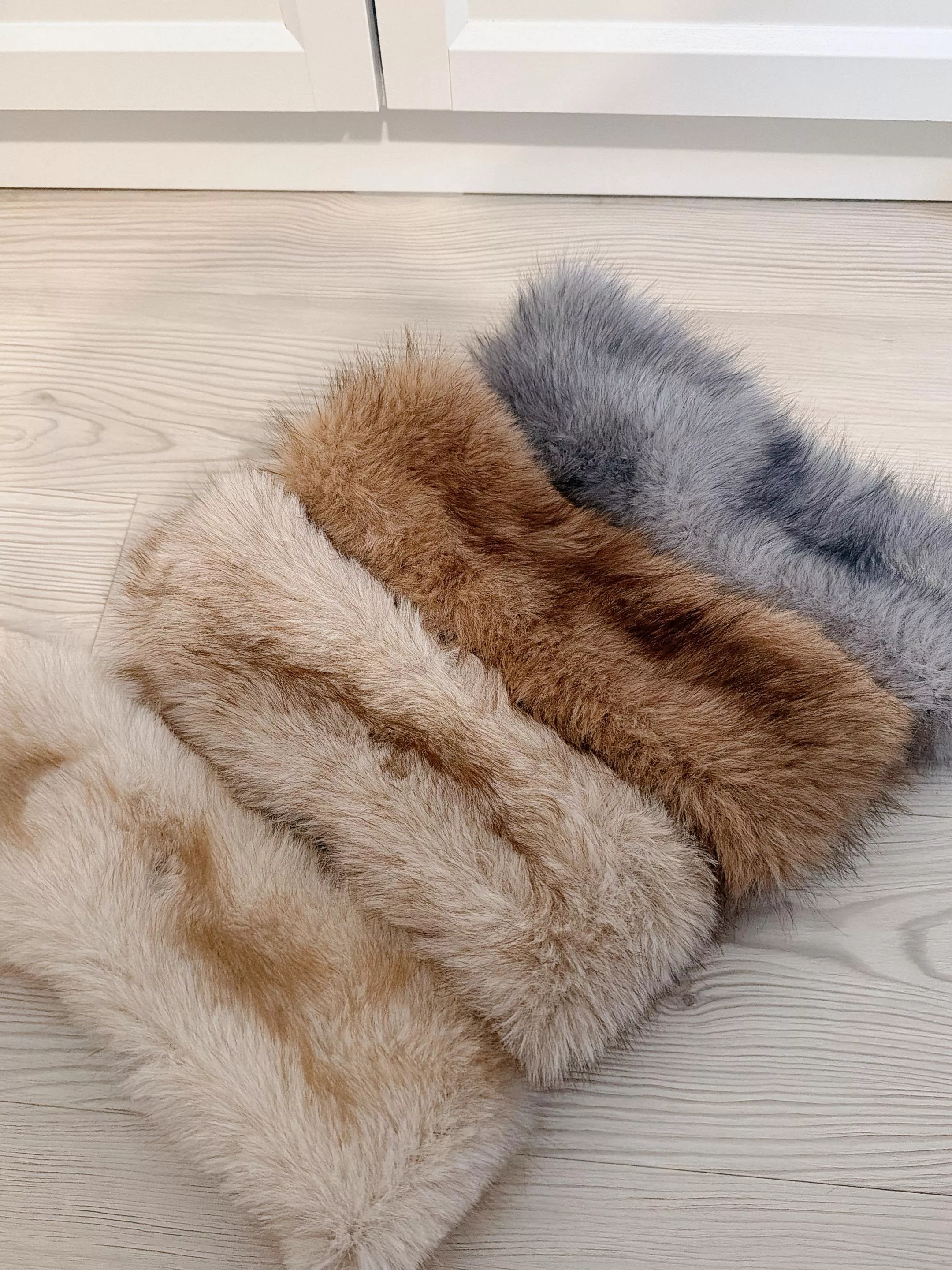 高品質仿皮草毛料｜暖心毛毛系列・毛絨寬版鬆緊髮帶（四款）