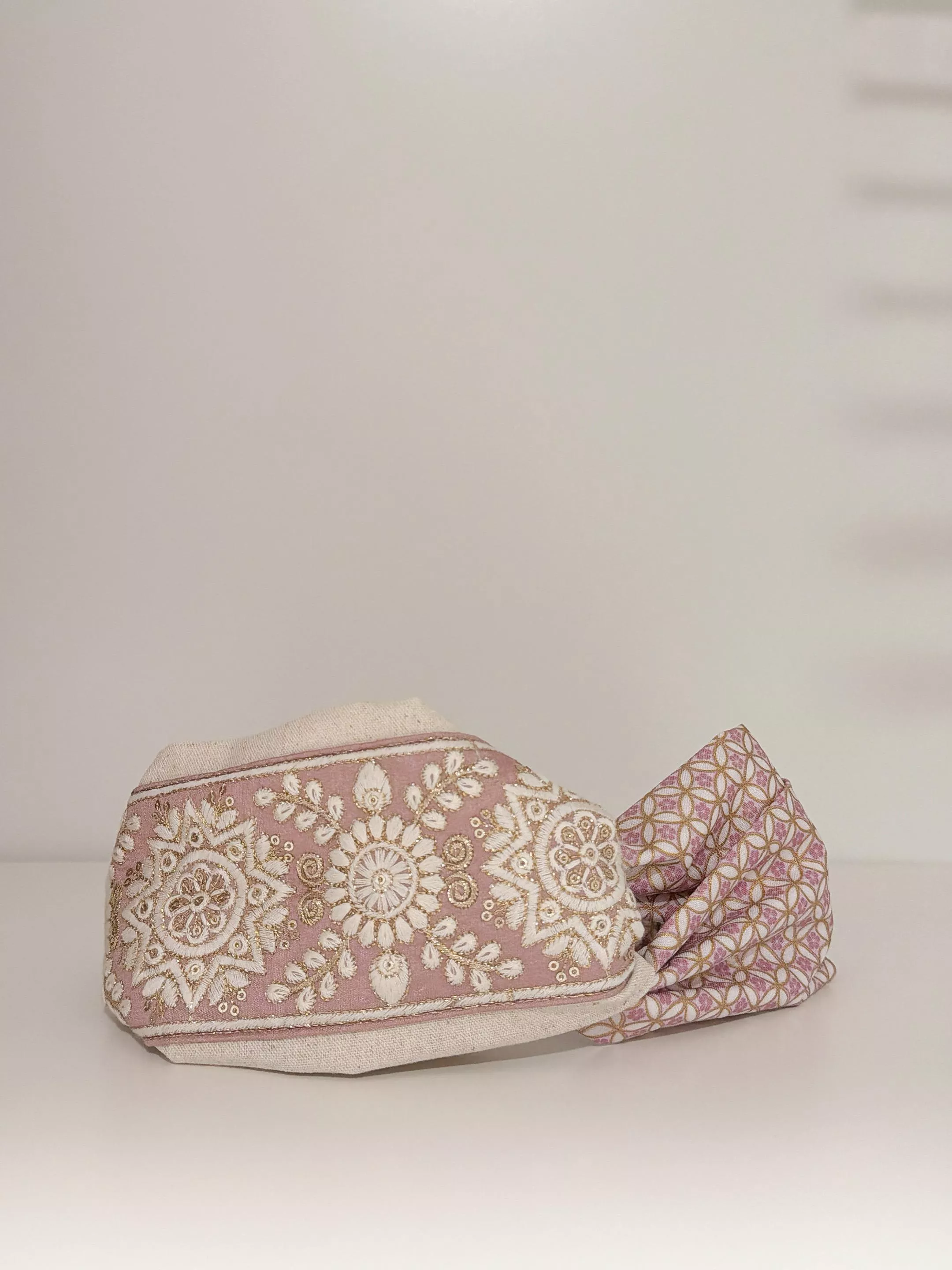 限量刺繡款｜馬賽紋影＿極寬鬆緊髮帶