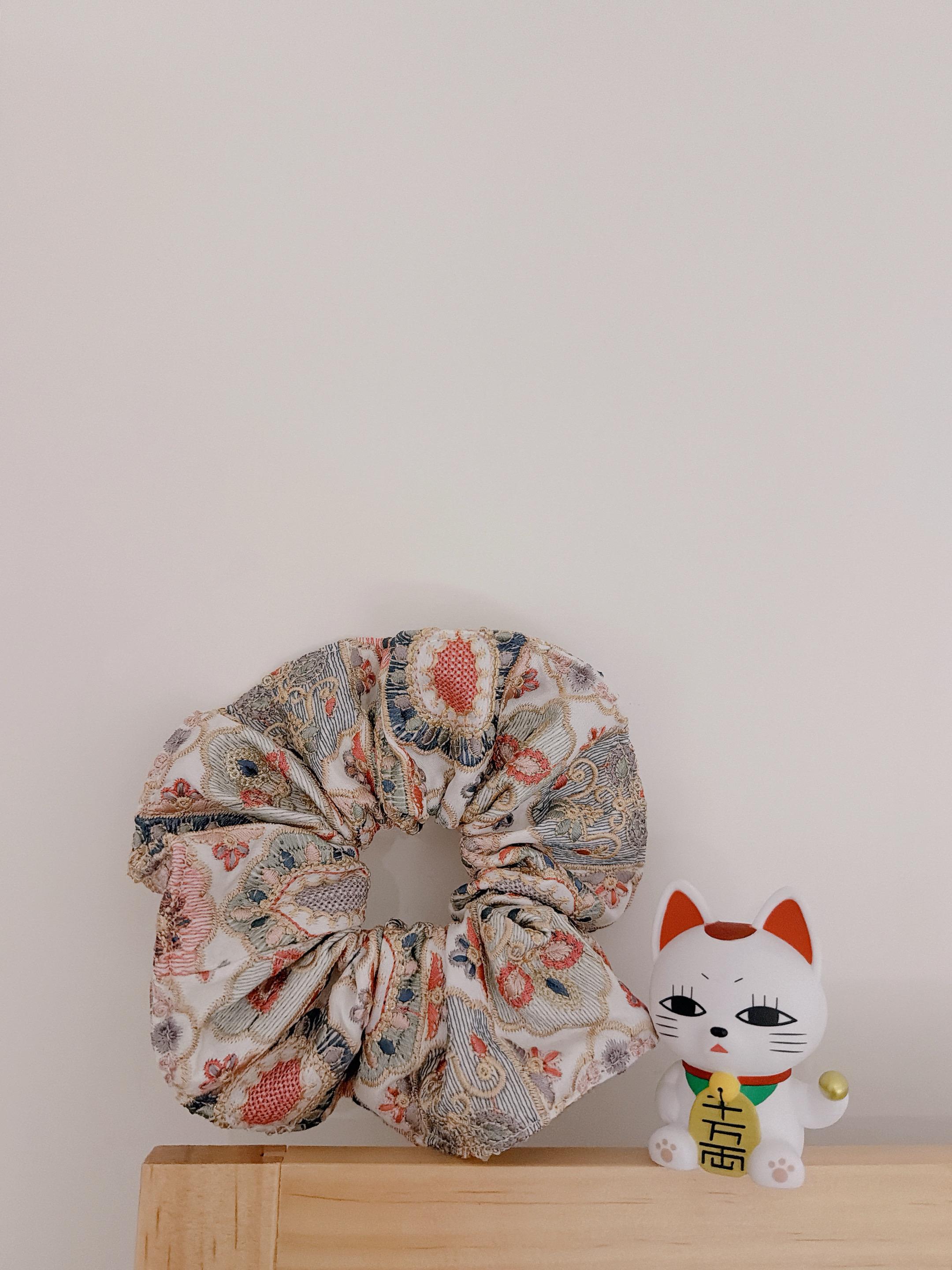 【大款全刺繡】古董鏡框｜織波髮束