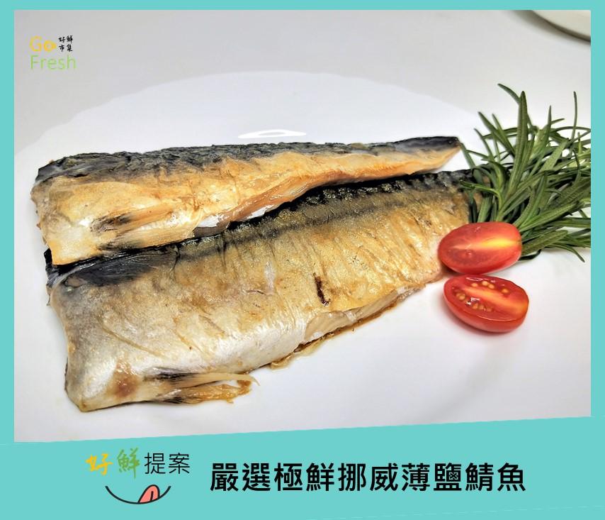 嚴選極鮮挪威薄鹽鯖魚21件免運組