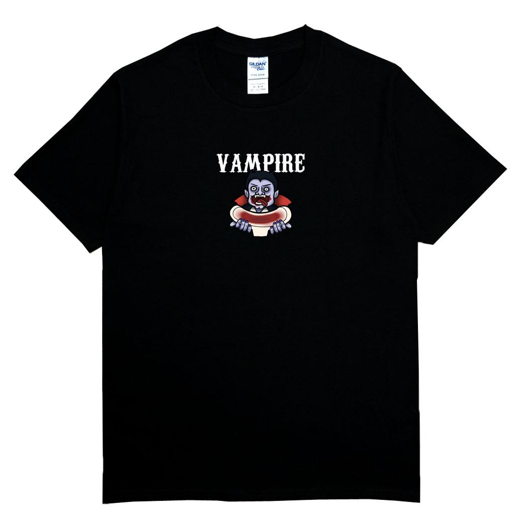 宵夜服飾night snack 個性創意圖T-shirt VAMPIRE吸血鬼 男女可穿 XS~2XL