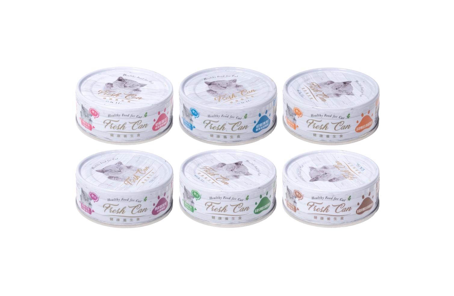 【瑞奇 RICH.C 養生主食罐 80g】Fresh Can 機能 台灣 主食罐 貓罐 貓 罐