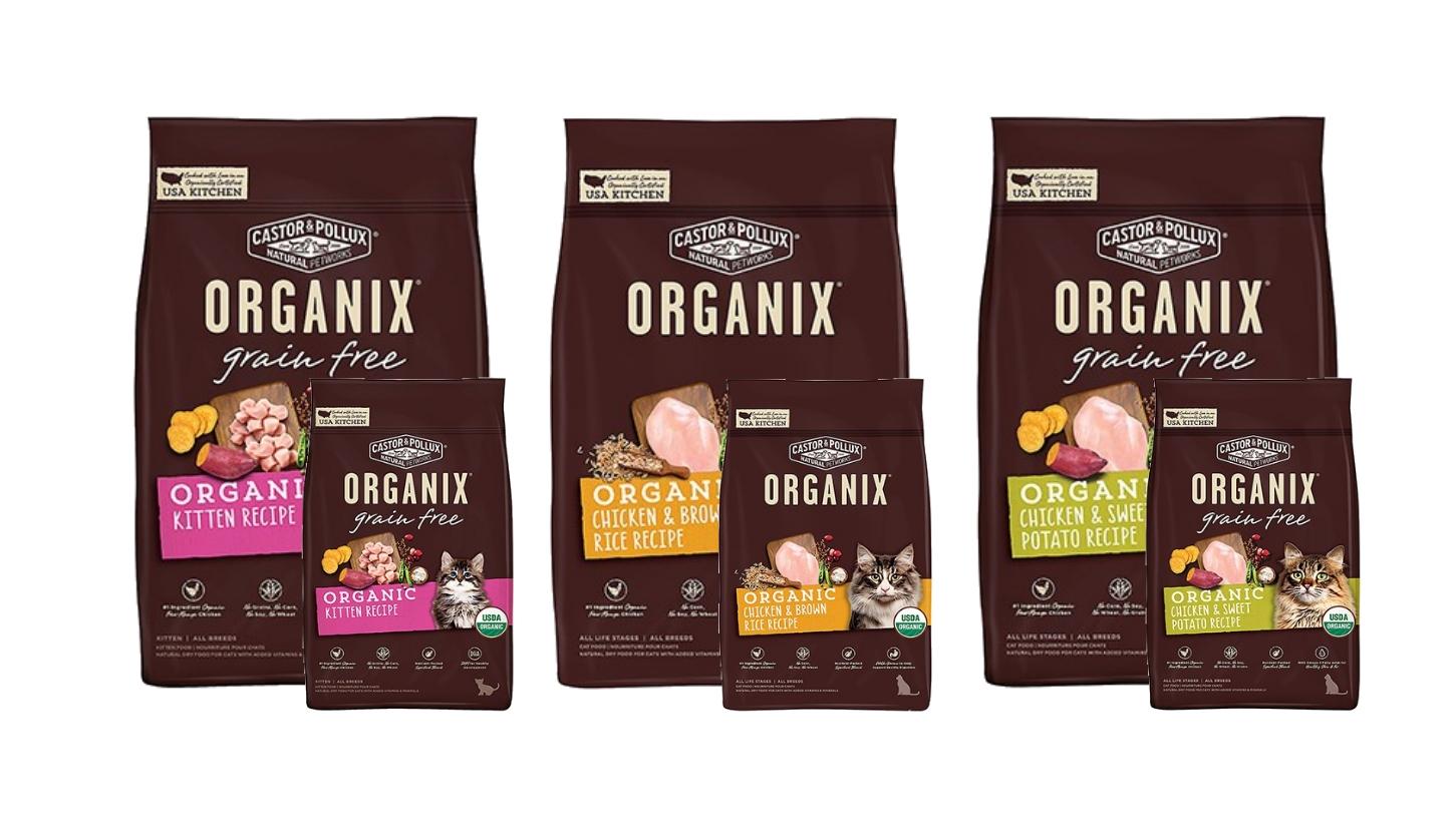 【歐奇斯 Organix 貓用有機飼料】有機 貓糧 貓食 美國 貓飼料 貓 飼料 300g 3lb 6lb