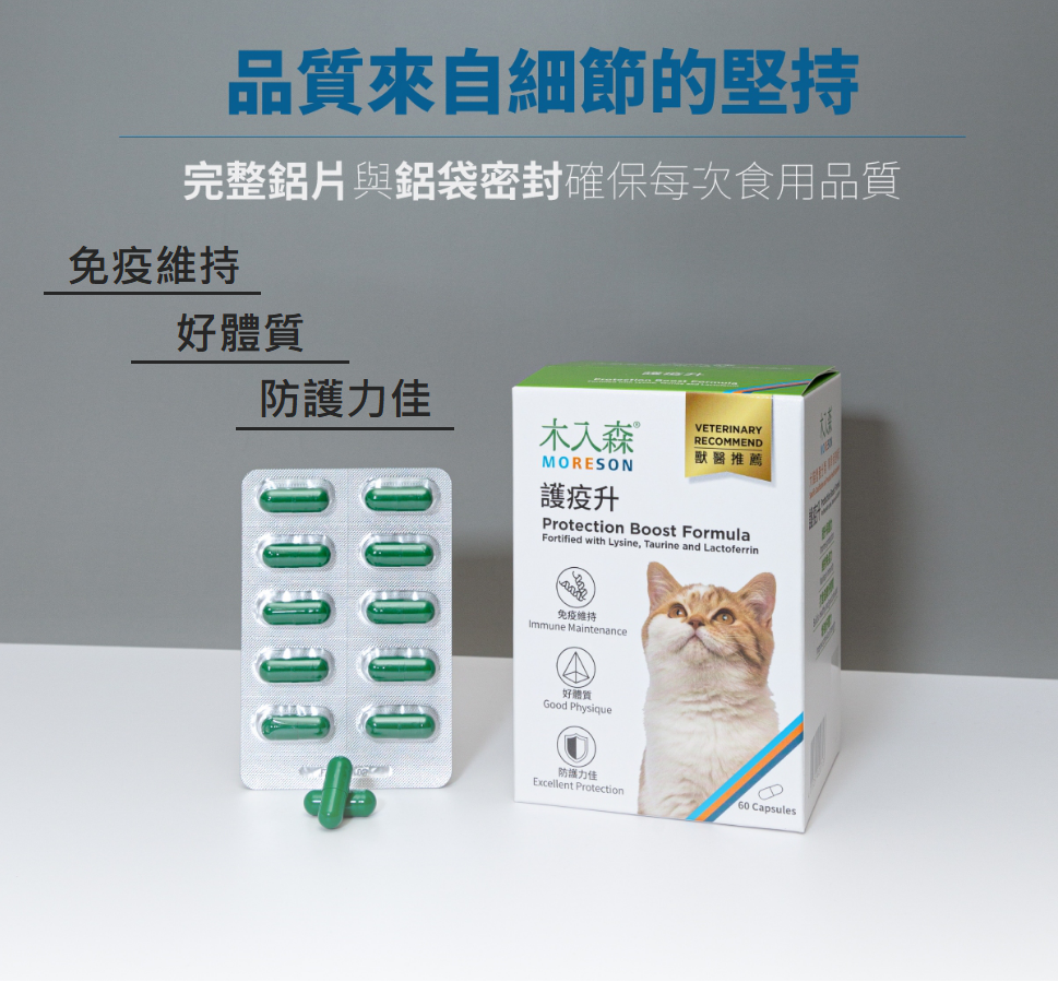 【木入森 MORESON 貓用保健品】活菌寶 好規泌 保腎利 護疫升 有關膝 D藻鈣 膚立好 台灣 貓 保健品