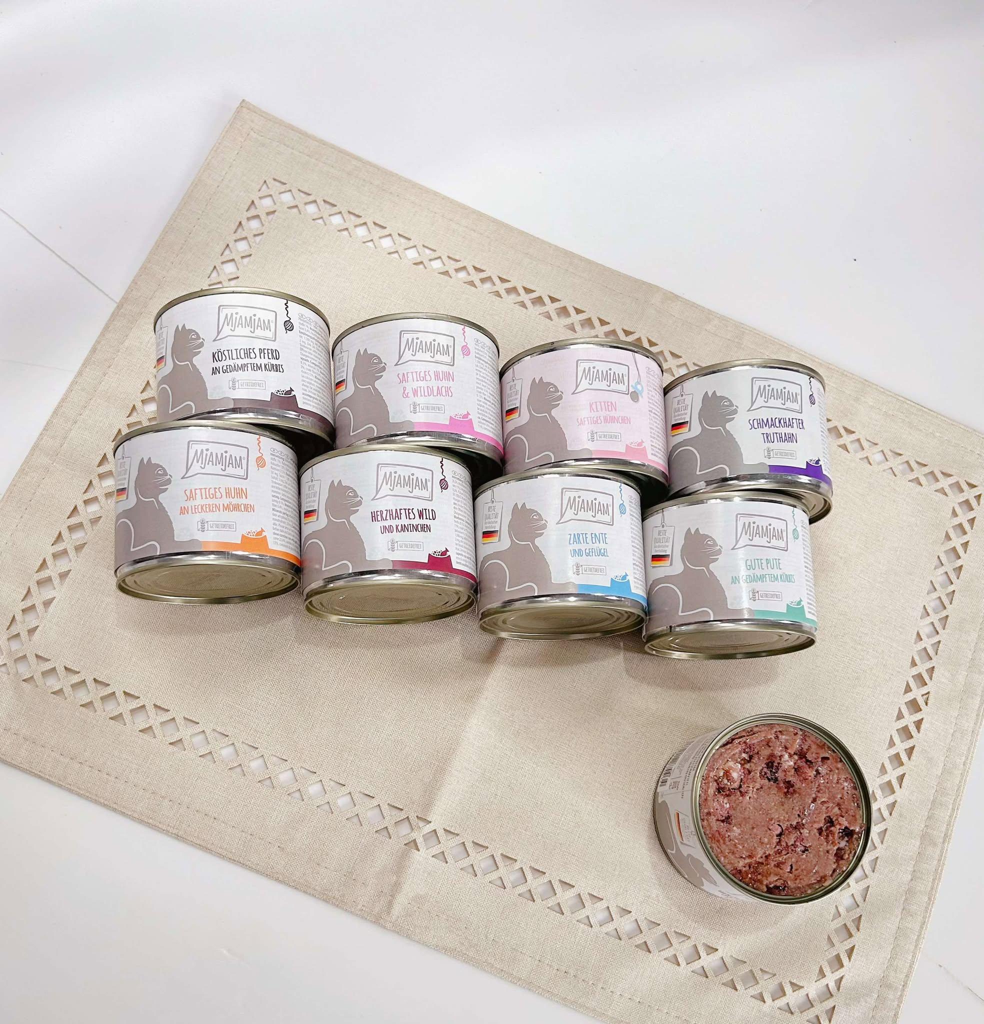 【奇幻妙喵 Mjamjam 鮮肉主食罐 200g】原魔力喵 無穀 德國 主食罐 貓罐 貓 罐