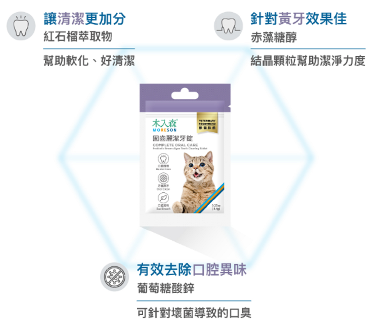 【木入森 MORESON 犬貓固齒麗】潔牙水 潔牙錠 牙齒清潔 口臭 台灣 貓 狗 清潔用品