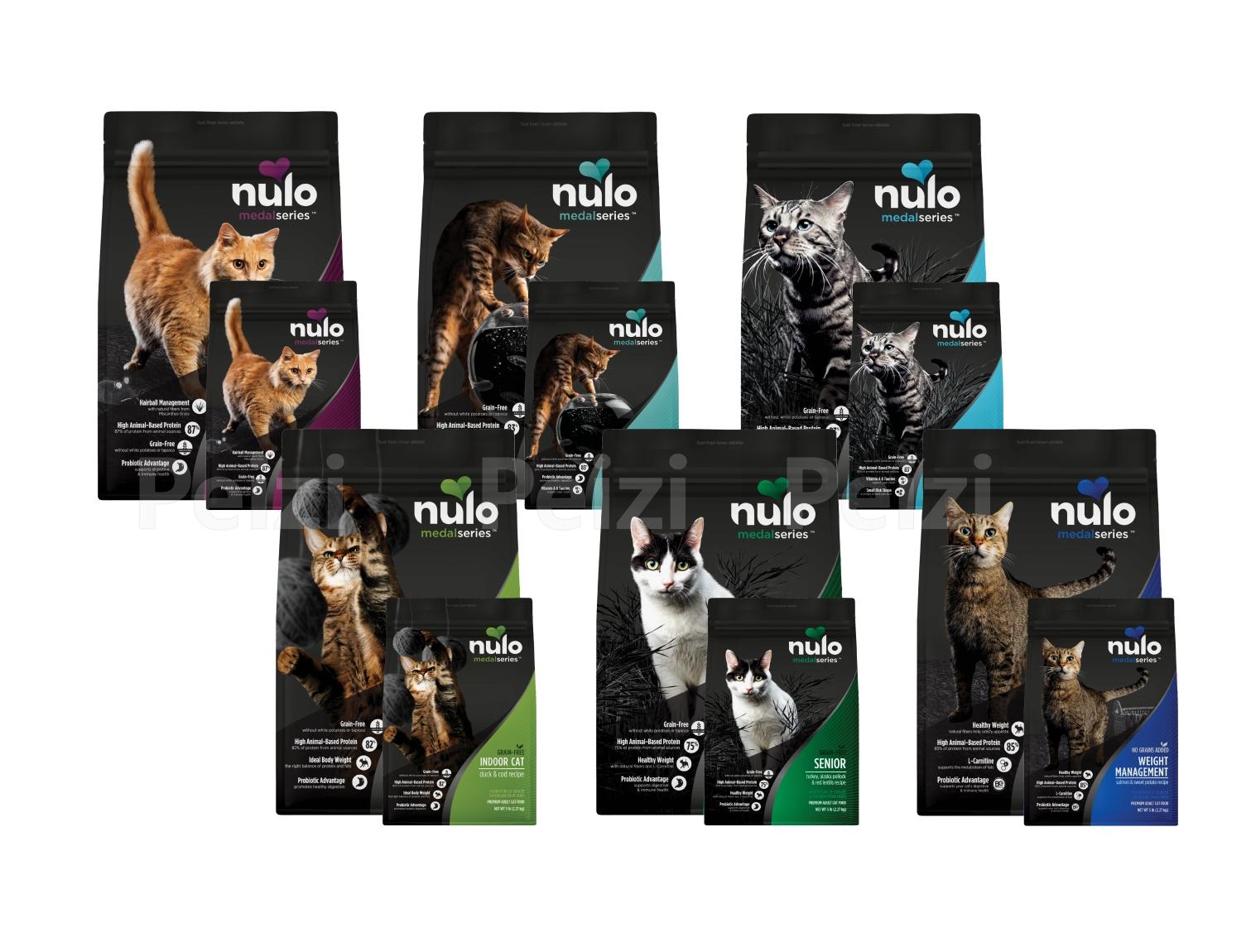 【諾樂 nulo 貓用金牌無穀飼料】無穀 益生菌 美國 主食 貓飼料 貓 飼料 5lb 12lb