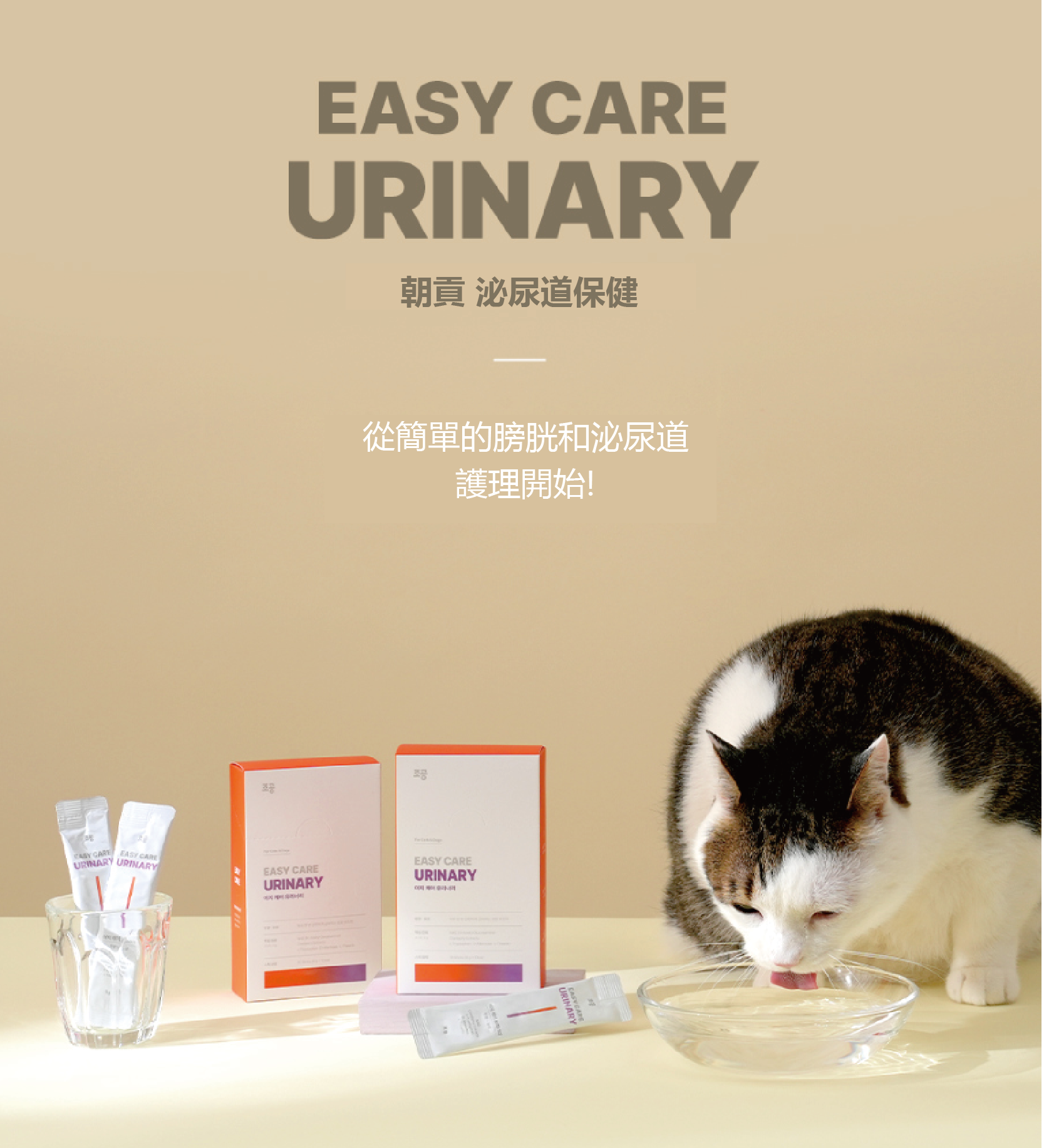 【朝貢 조공 EASY CARE保健品】泌尿道 營養 化毛 皮膚 韓國 貓保健品 狗保健品 貓 狗 保健品