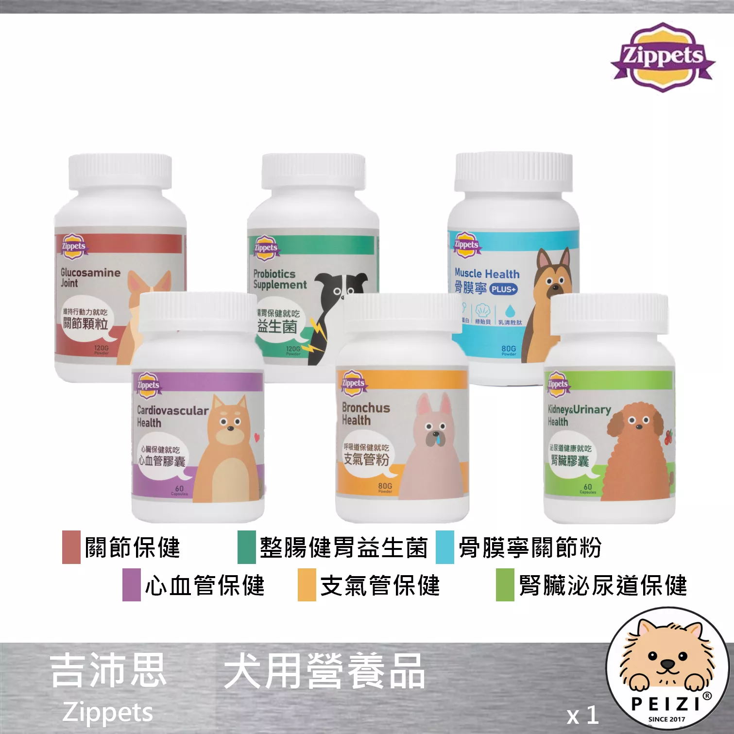 【吉沛思 Lapeto 犬用保健品】整腸益菌 關節 Q10 支氣管 腎臟泌尿道 益菌 狗 保健品