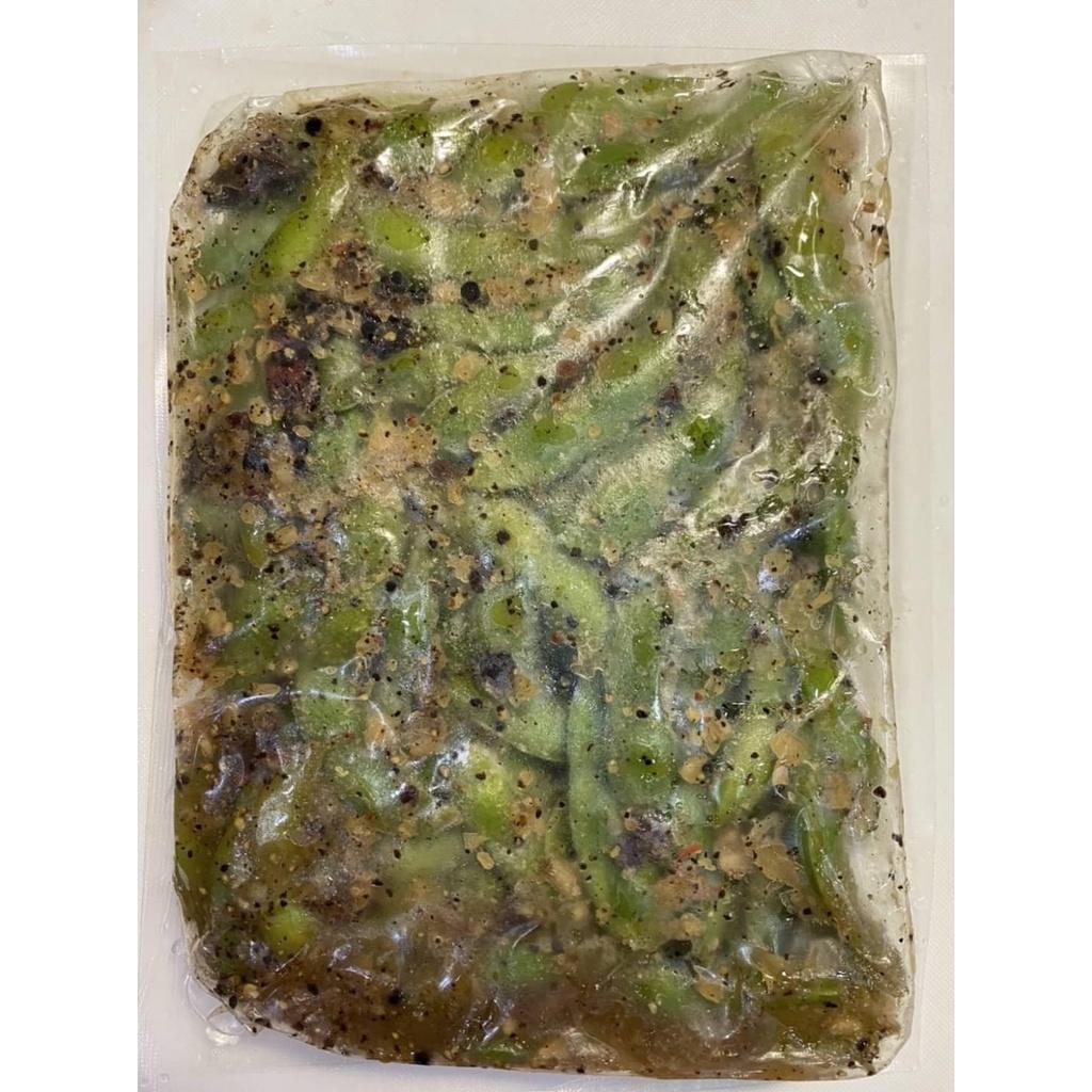 涼拌毛豆 - 蒜頭黑胡椒口味