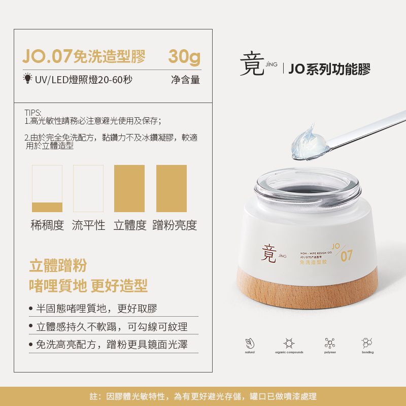 JING 竟 JO 功能膠全系列