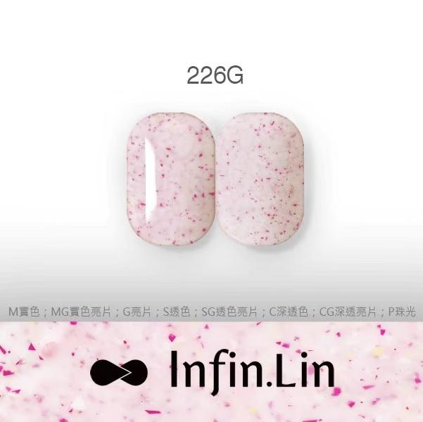 Infin.Lin 彩色甲油膠 優格系列（色號224G～229G）