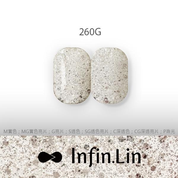 Infin.Lin 彩色甲油膠 飛來波女郎系列（色號260G～271G）