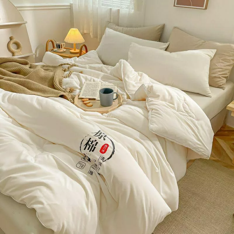 ✦愛美家✦秋冬新款水洗棉冬被爆睡37℃剛剛好日式水洗棉冬被加厚保暖被子被芯大豆棉