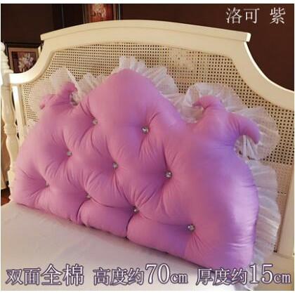 ✧愛美家✧現貨180玫紅部分素色韓式靠墊芯 抱枕靠背床頭雙人三角長榻榻米軟包床上大靠墊芯 靠枕