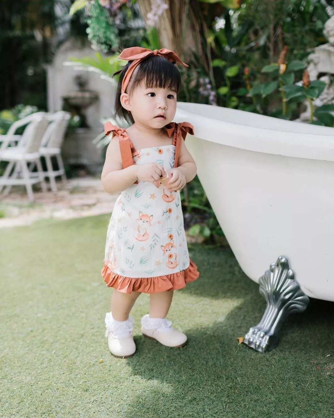 ｜預購｜泰國🇹🇭童裝 小狐狸與兔子的森林 女童款