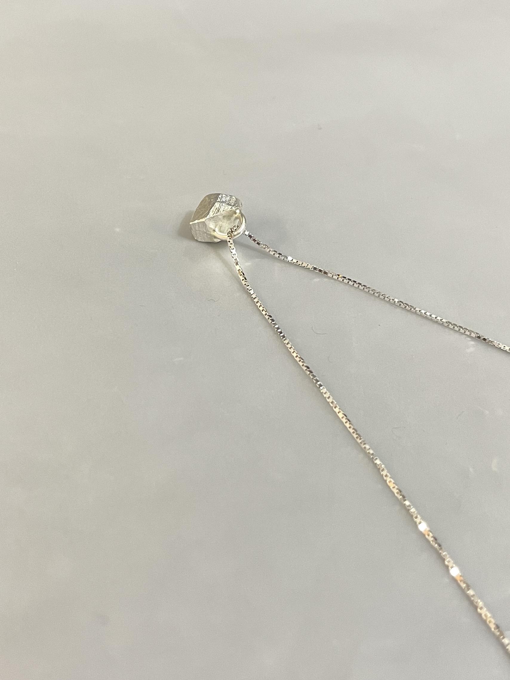 Iceberg necklace 冰石純銀項鍊