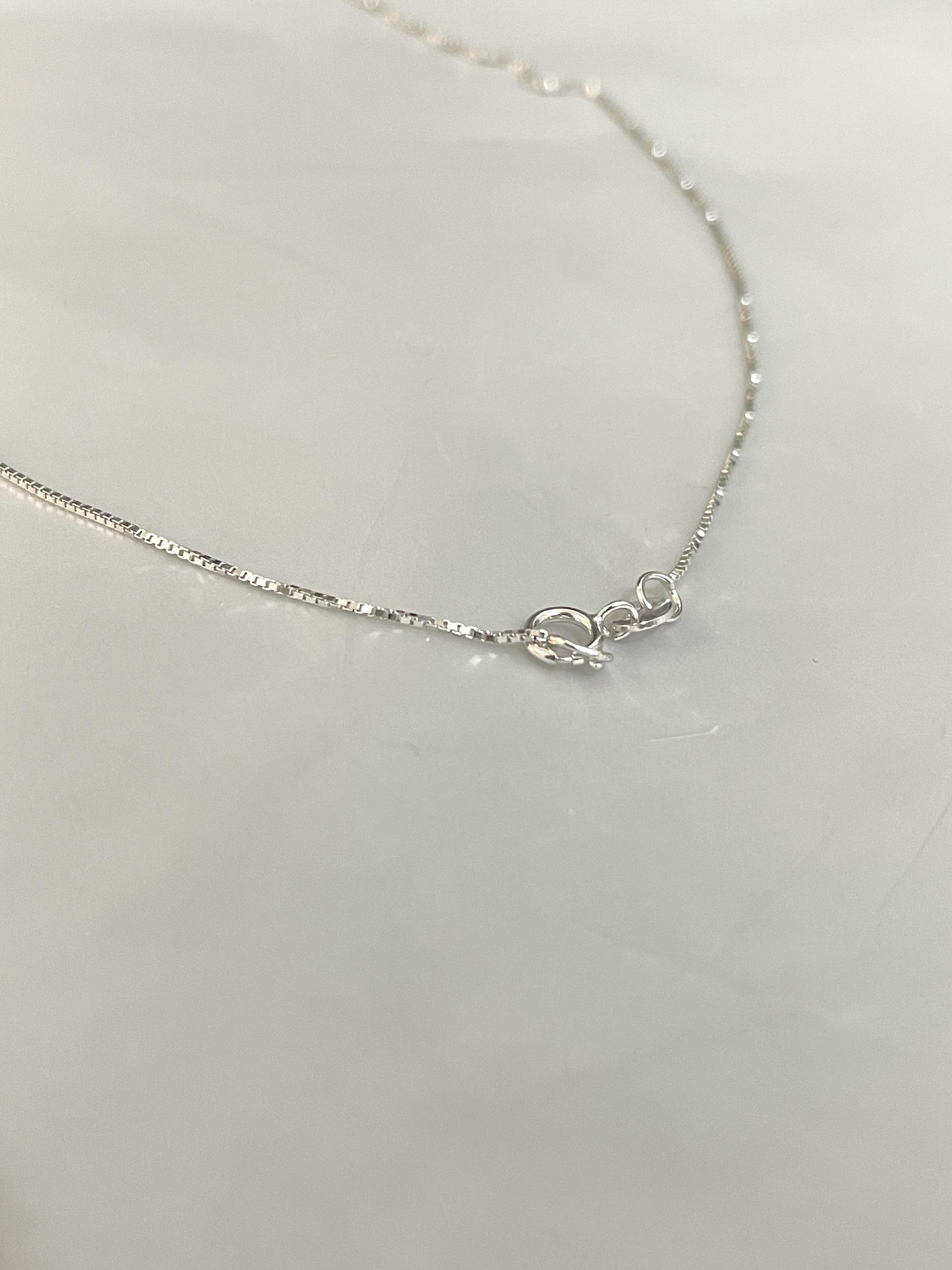 Iceberg necklace 冰石純銀項鍊