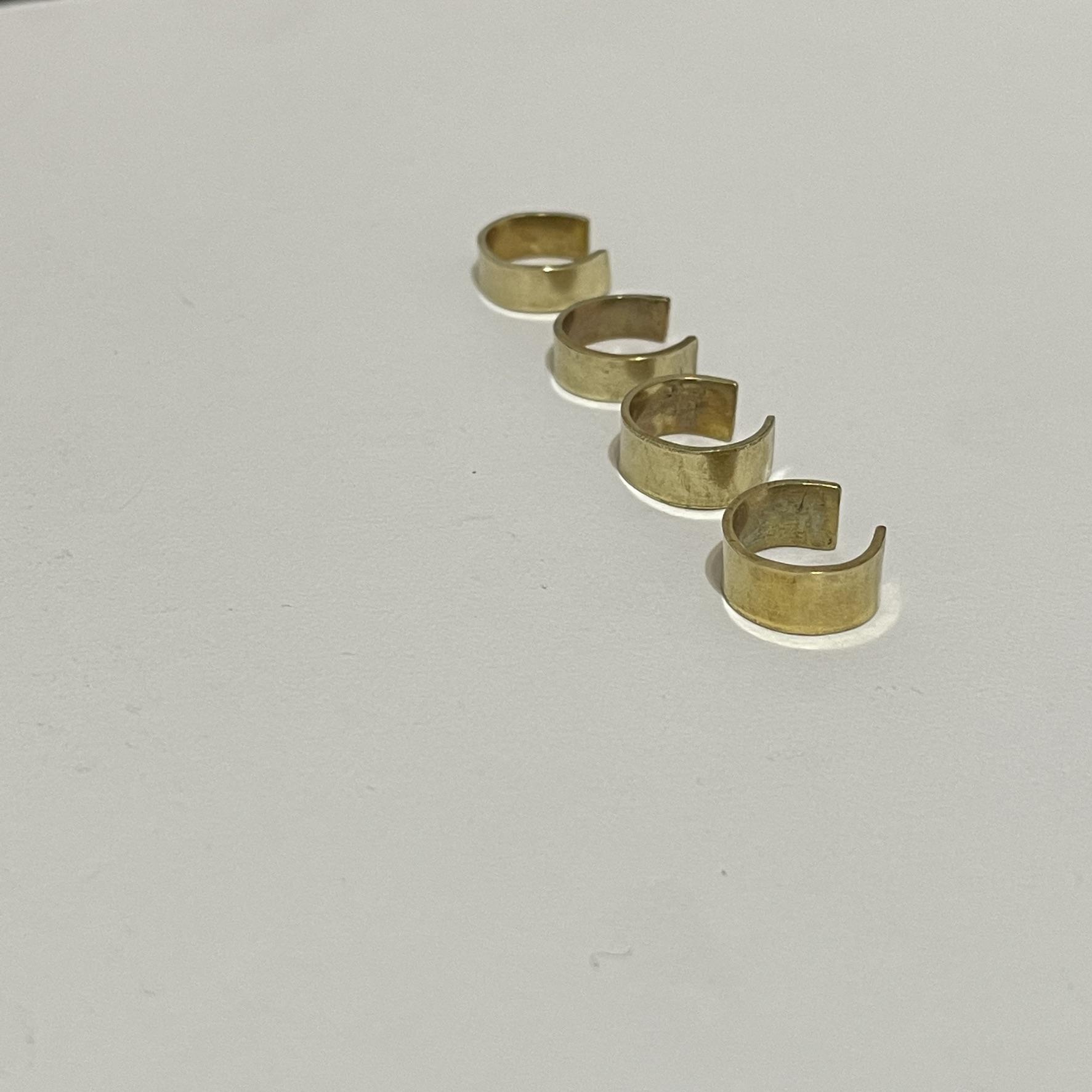 CEREAL 黃銅耳骨夾 一組兩個