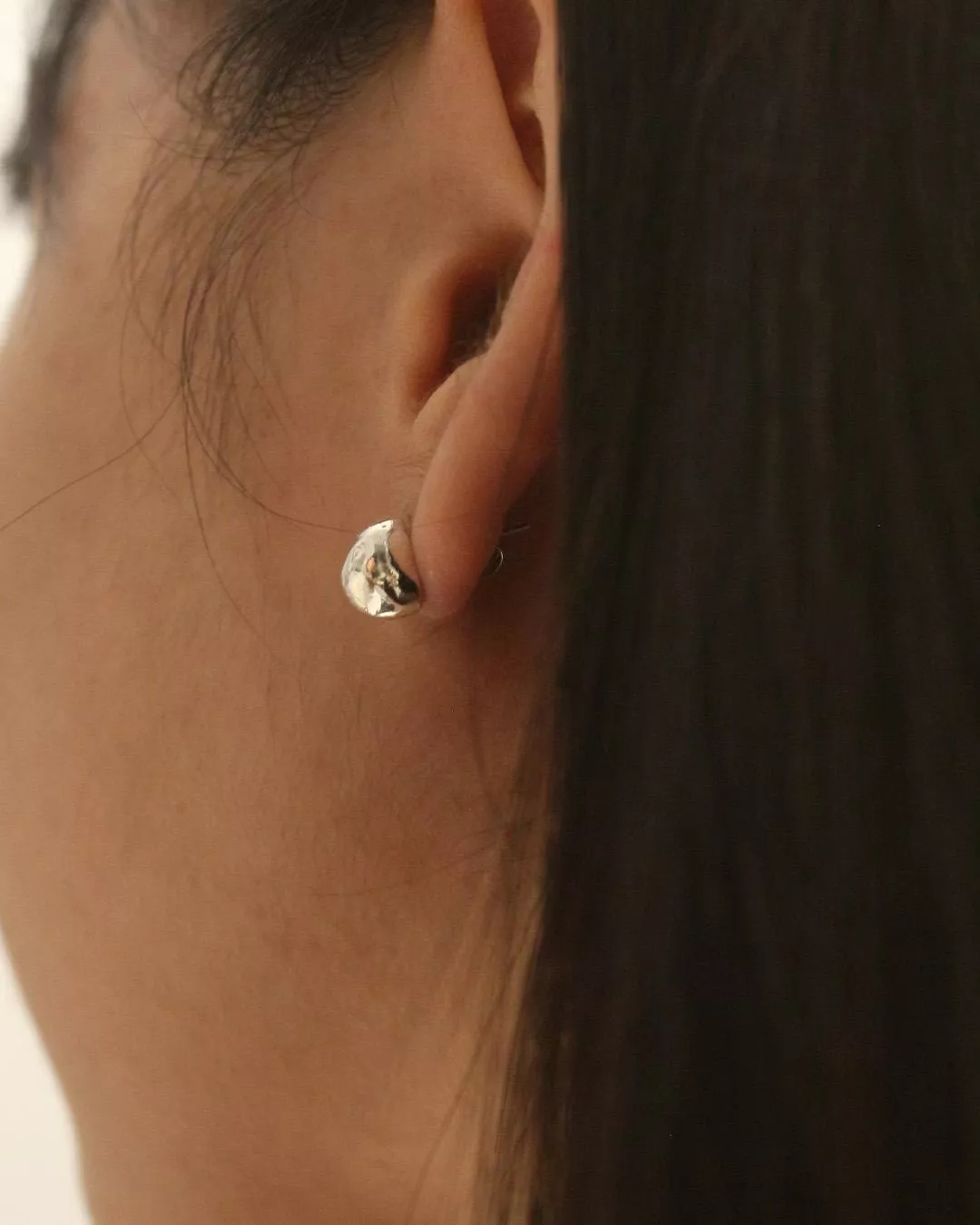 No.1 REBORN Silver Earrings