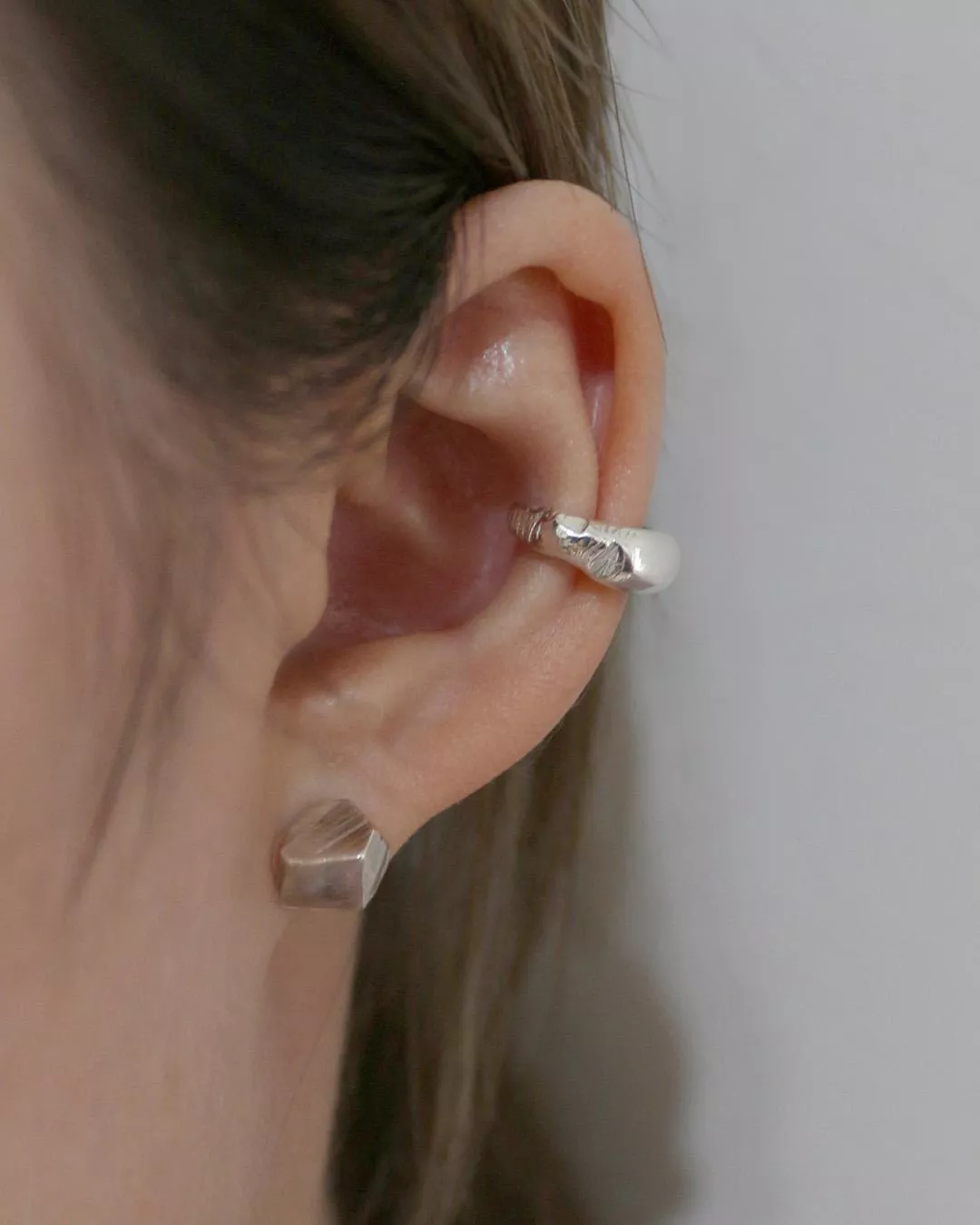 Sparkling Sterling Silver Ear Cuff
