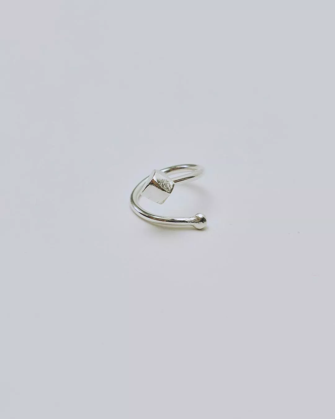 Iceberg Twisted Sterling Silver Ring