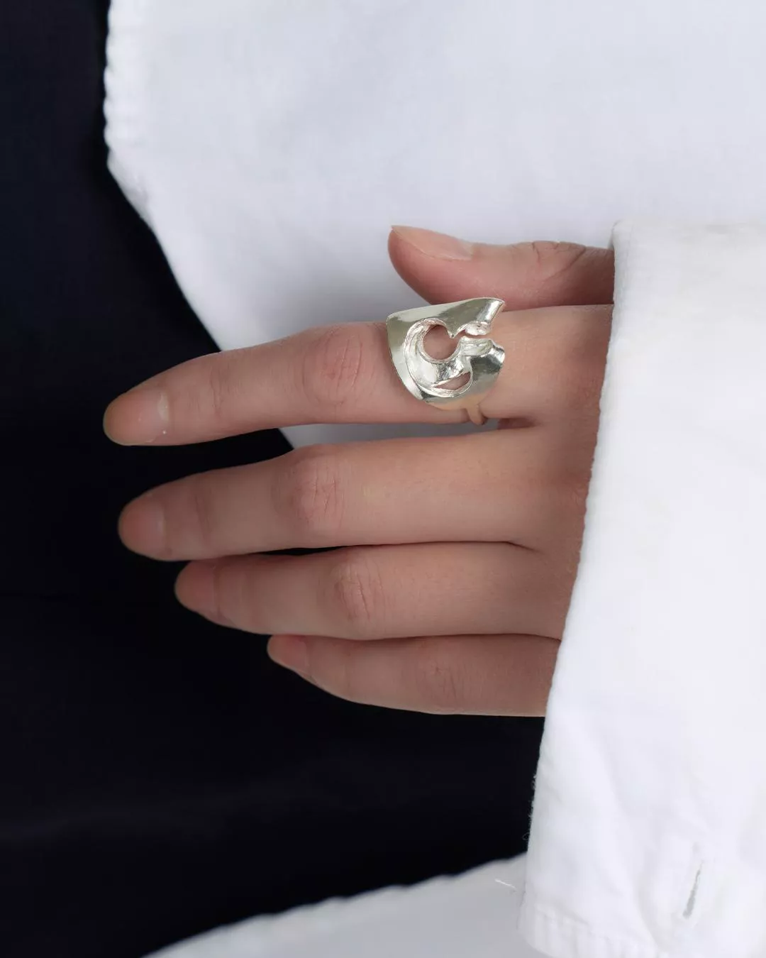 Inner Flow Silver Ring