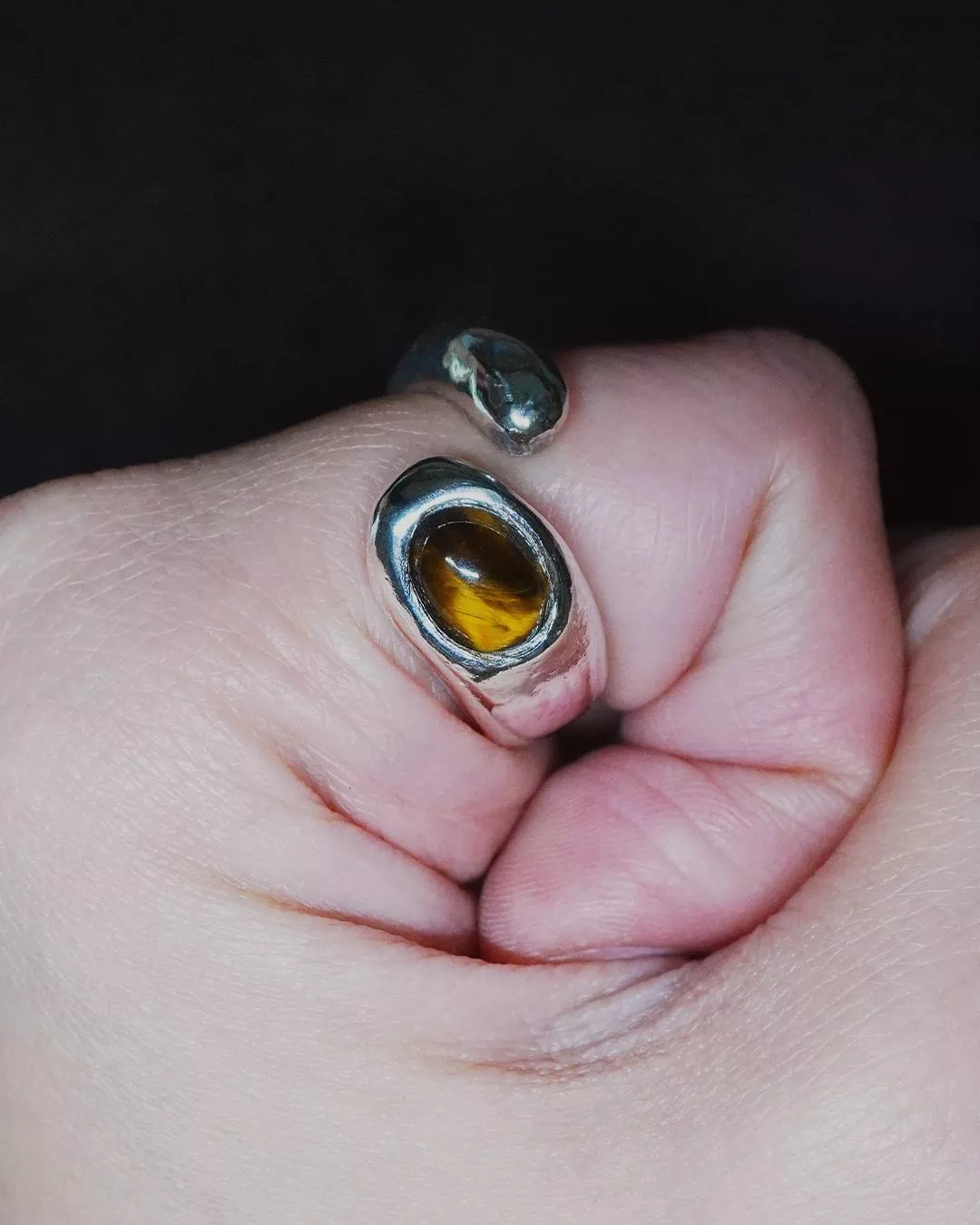 Tigerite Sterling Silver Ring