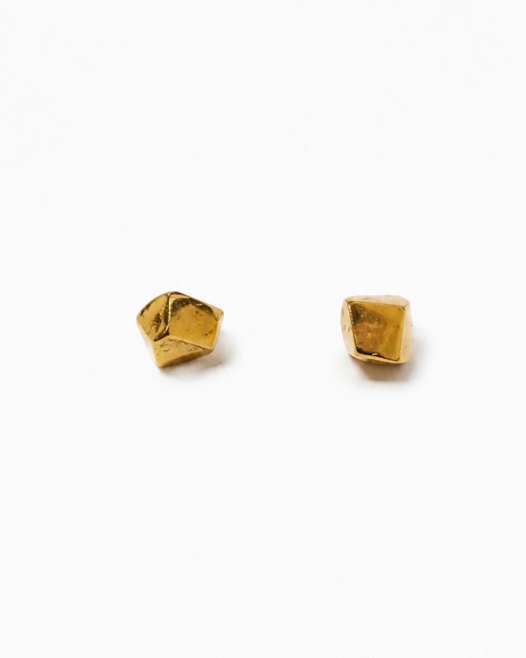 Iceberg Brass Earrings