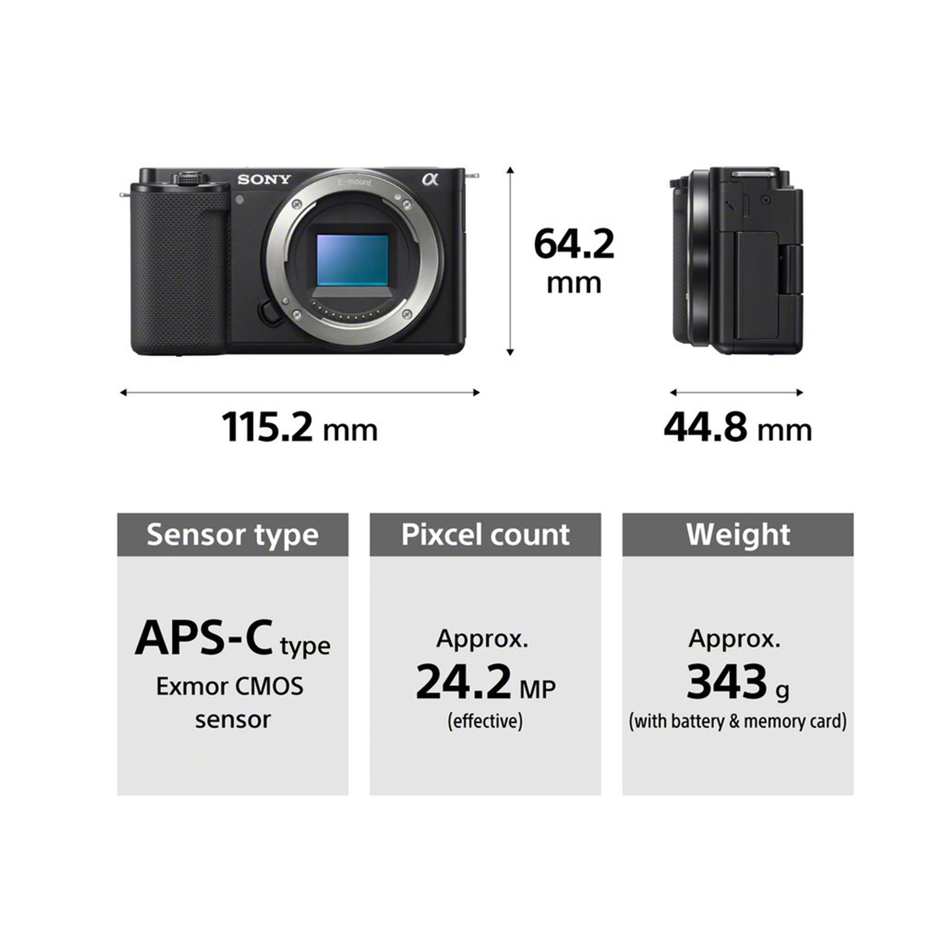 SONY Alpha ZV-E10 廣角自拍組合（ZV-E10 主機+SEL1018 鏡頭+GP-VPT2BT 手把+NP-FW50）公司貨 無卡分期