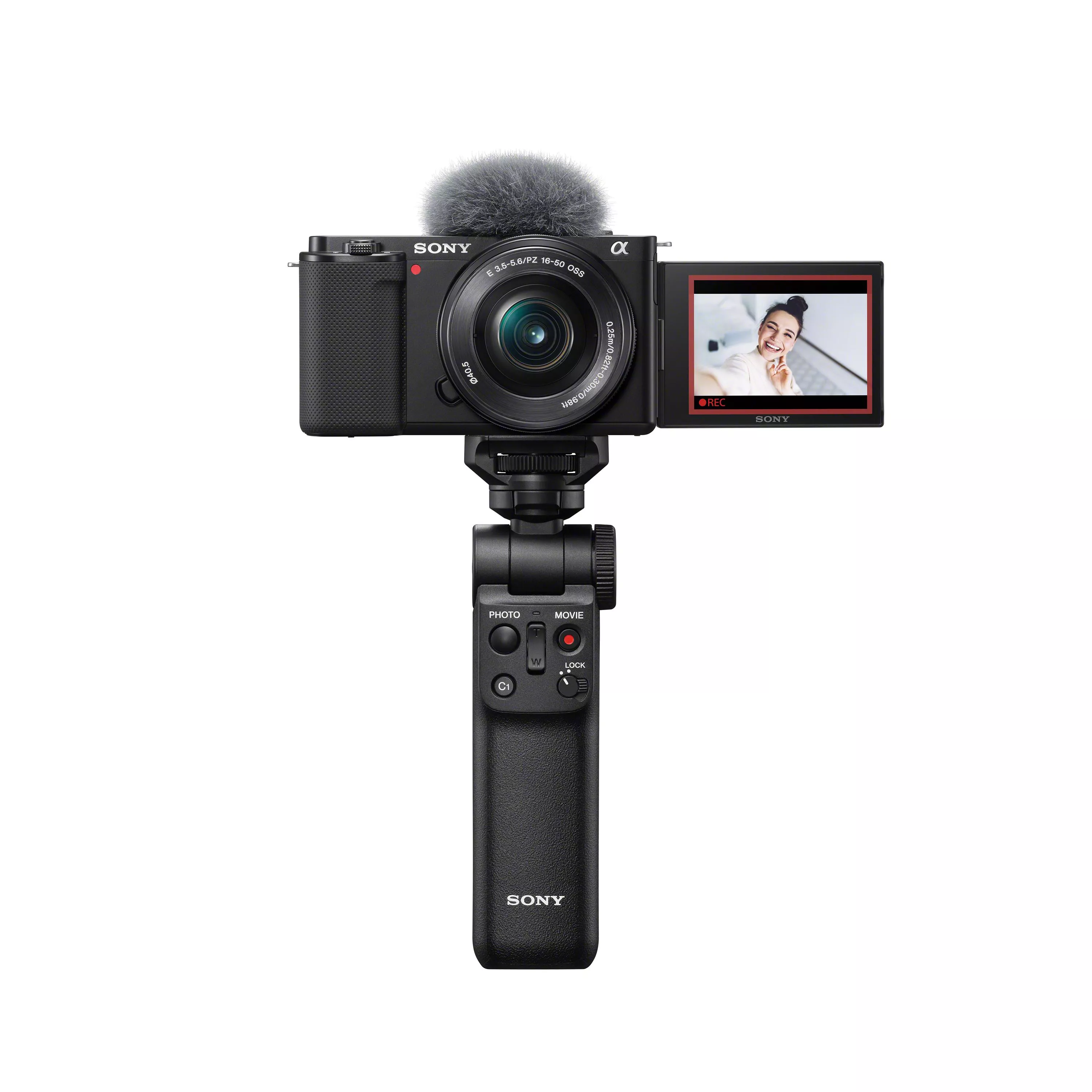 SONY Alpha ZV-E10L 握把組合 （主機+SELP1650 鏡頭+GP-VPT2BT 手把+NP-FW50）公司貨 無卡分期