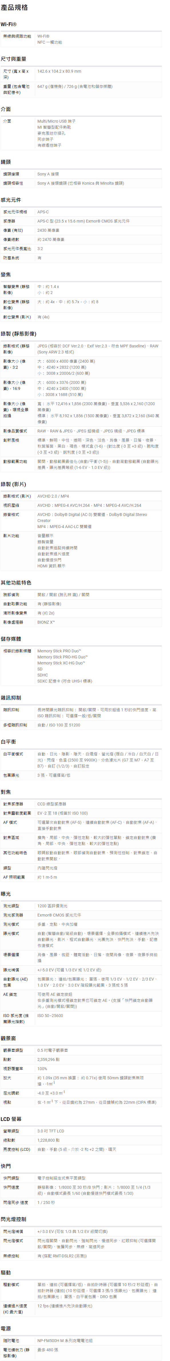 Sony α77 II ILCA-77M2 公司貨 無卡分期