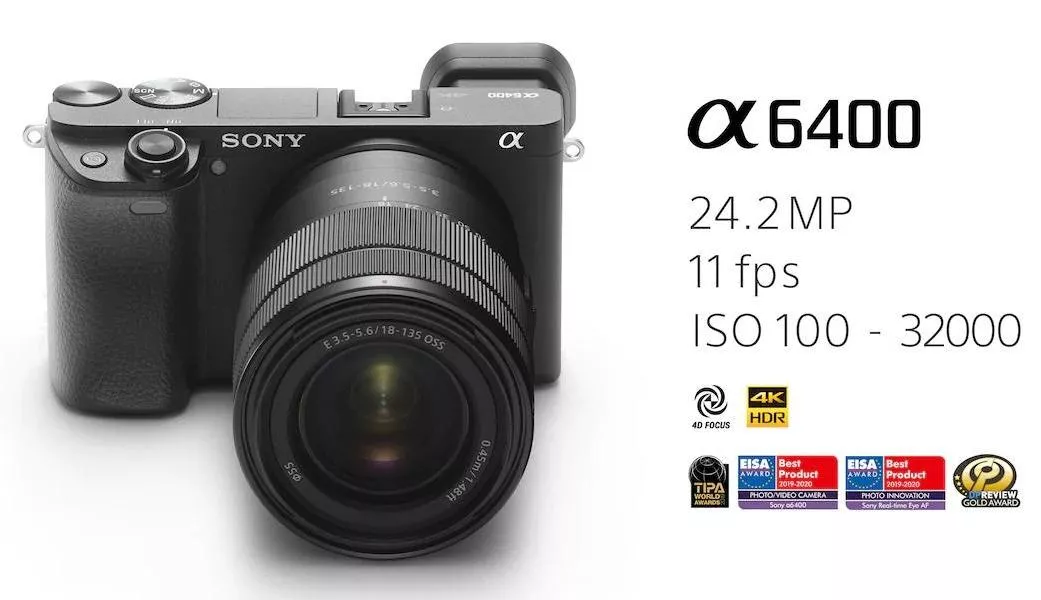 Sony α6400 Vlogger 廣角自拍組合(ILCE-6400/B /SEL1018) 公司貨 無卡分期