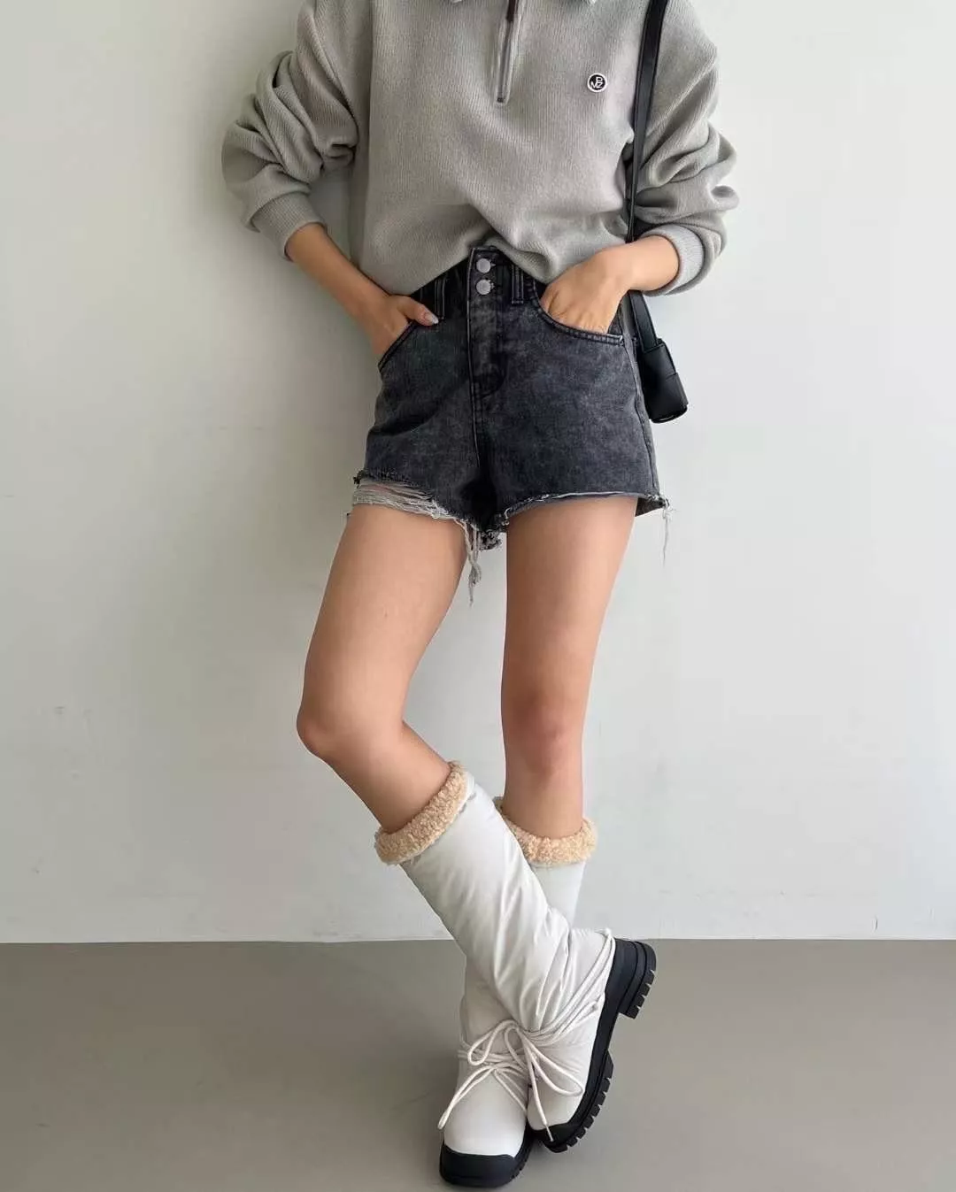 酷酷風🏁個性牛仔短褲