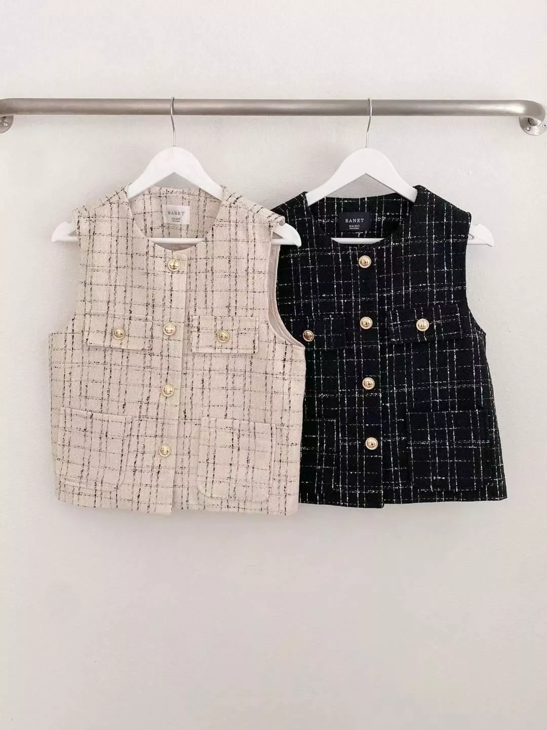 交錯色小香風外套🕊『有成套』