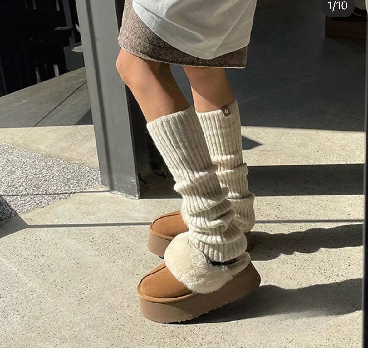 🇰🇷毛料針織泡泡襪